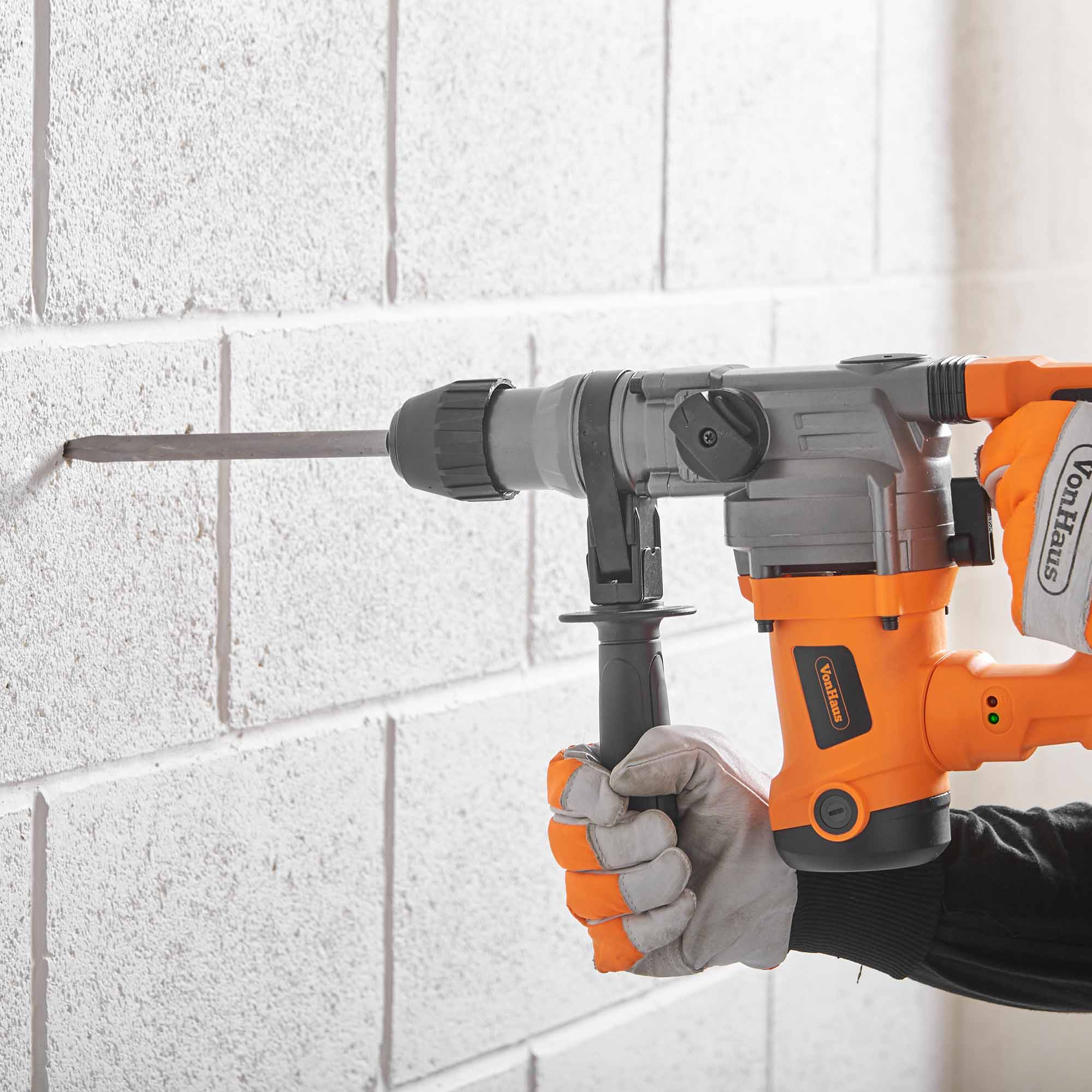 VonHaus Rotary Impact Hammer Drill 10A Comes with SDS Drill Bits