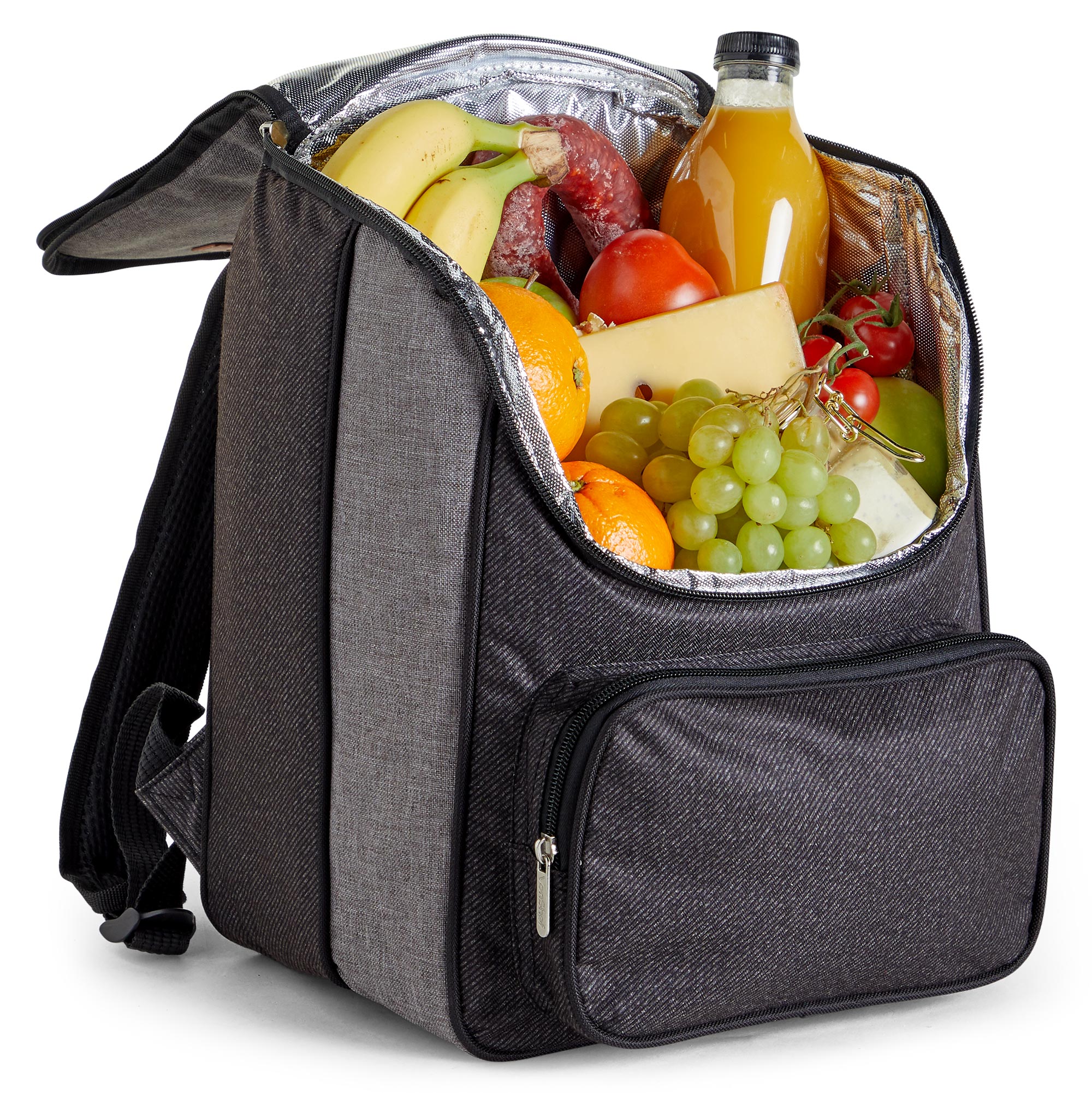 Details About Vonshef Cooler Backpack Soft Insulated Picnic Bag For Outdoor And Grocery