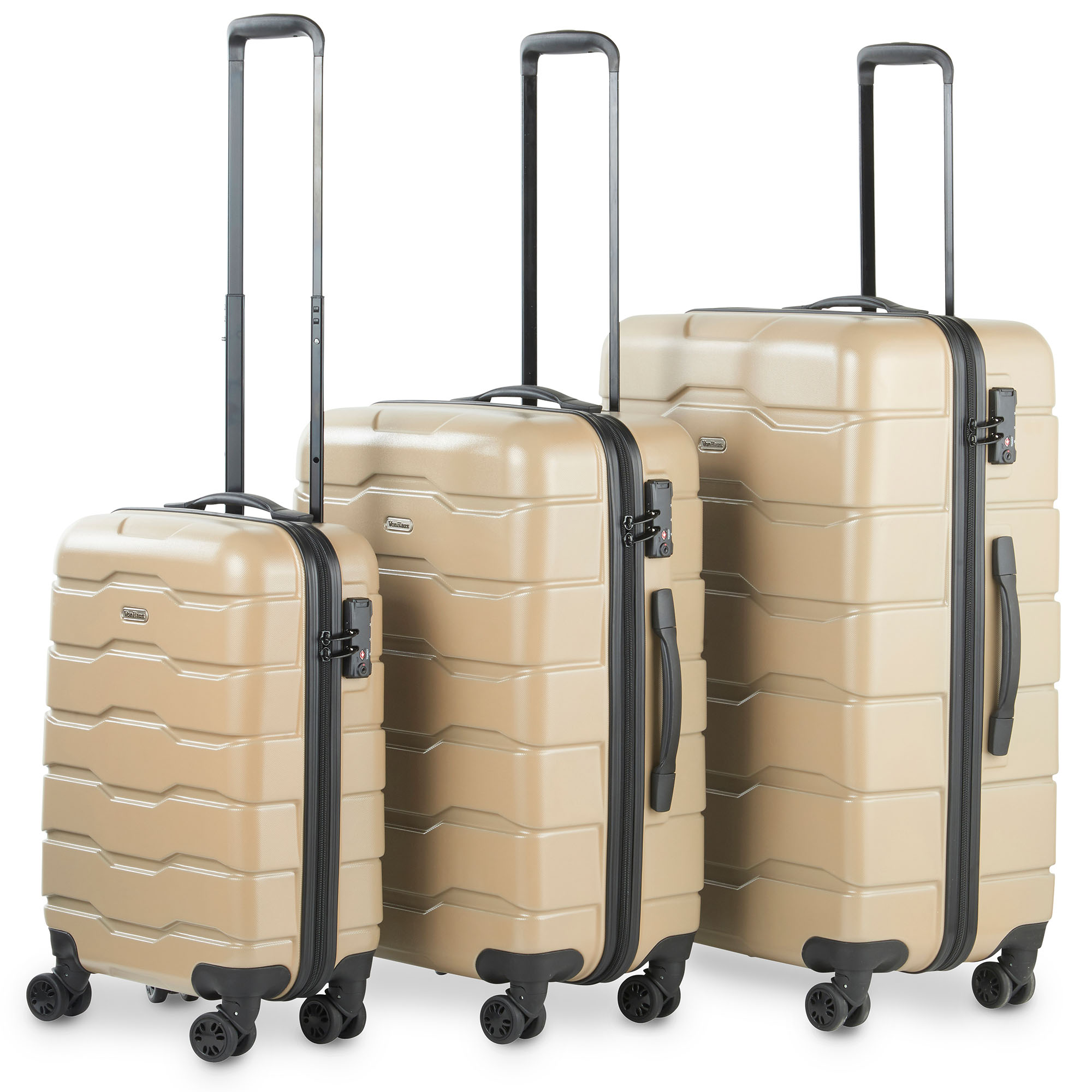 champagne luggage set