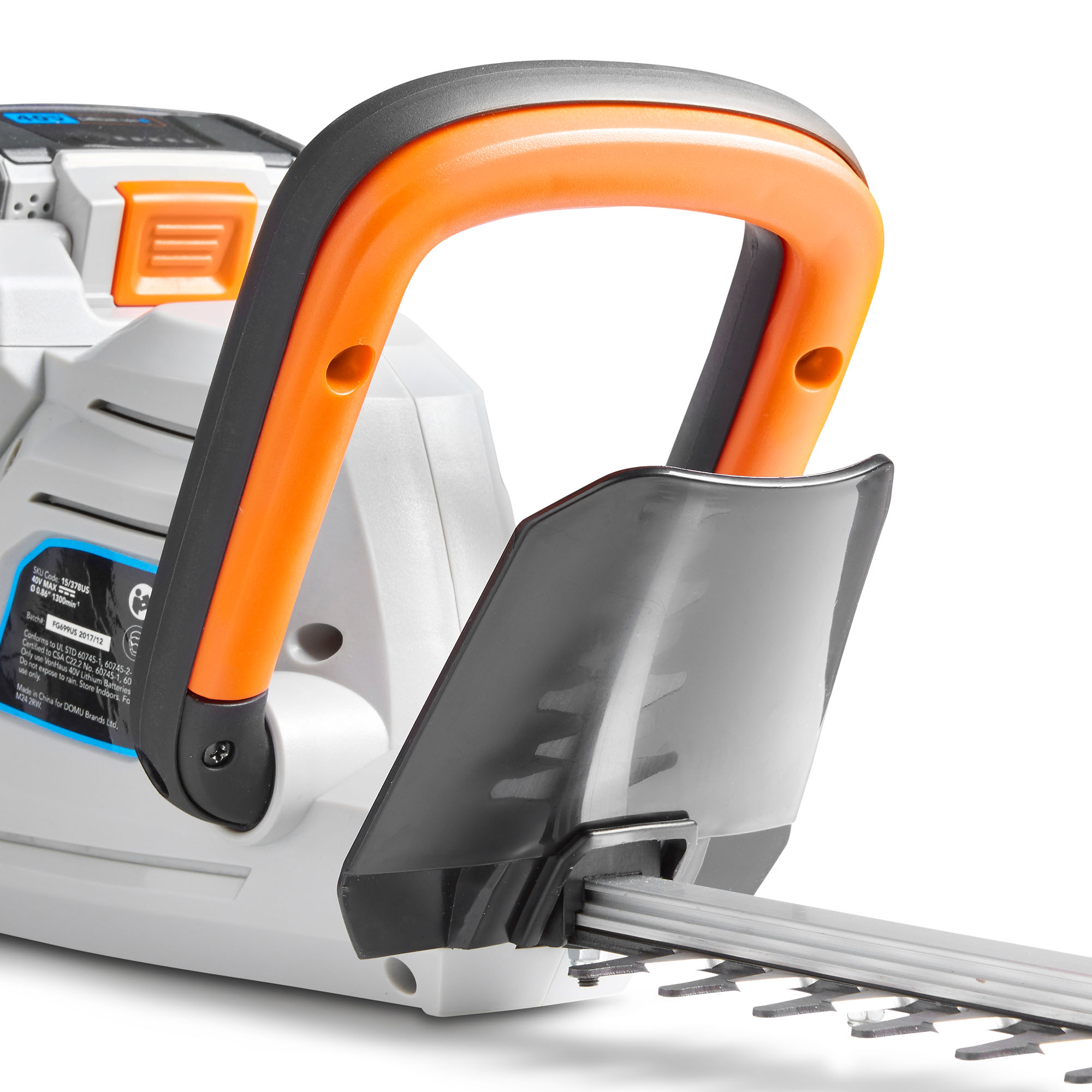 VonHaus Hedge Trimmer Shear 20" Cordless 40Volt LithiumIon Battery & Charger 5056115707438 eBay