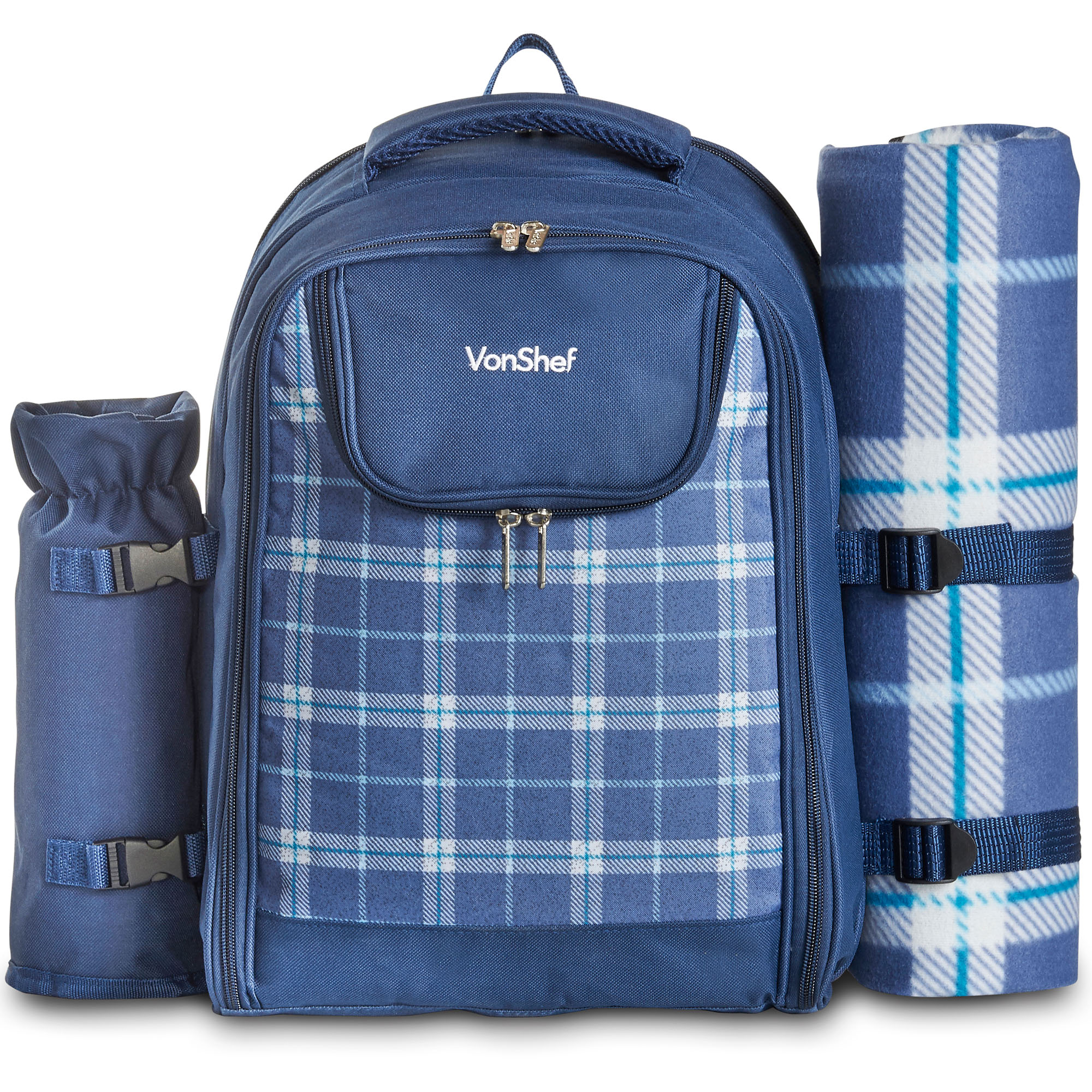 picnic backpack with blanket