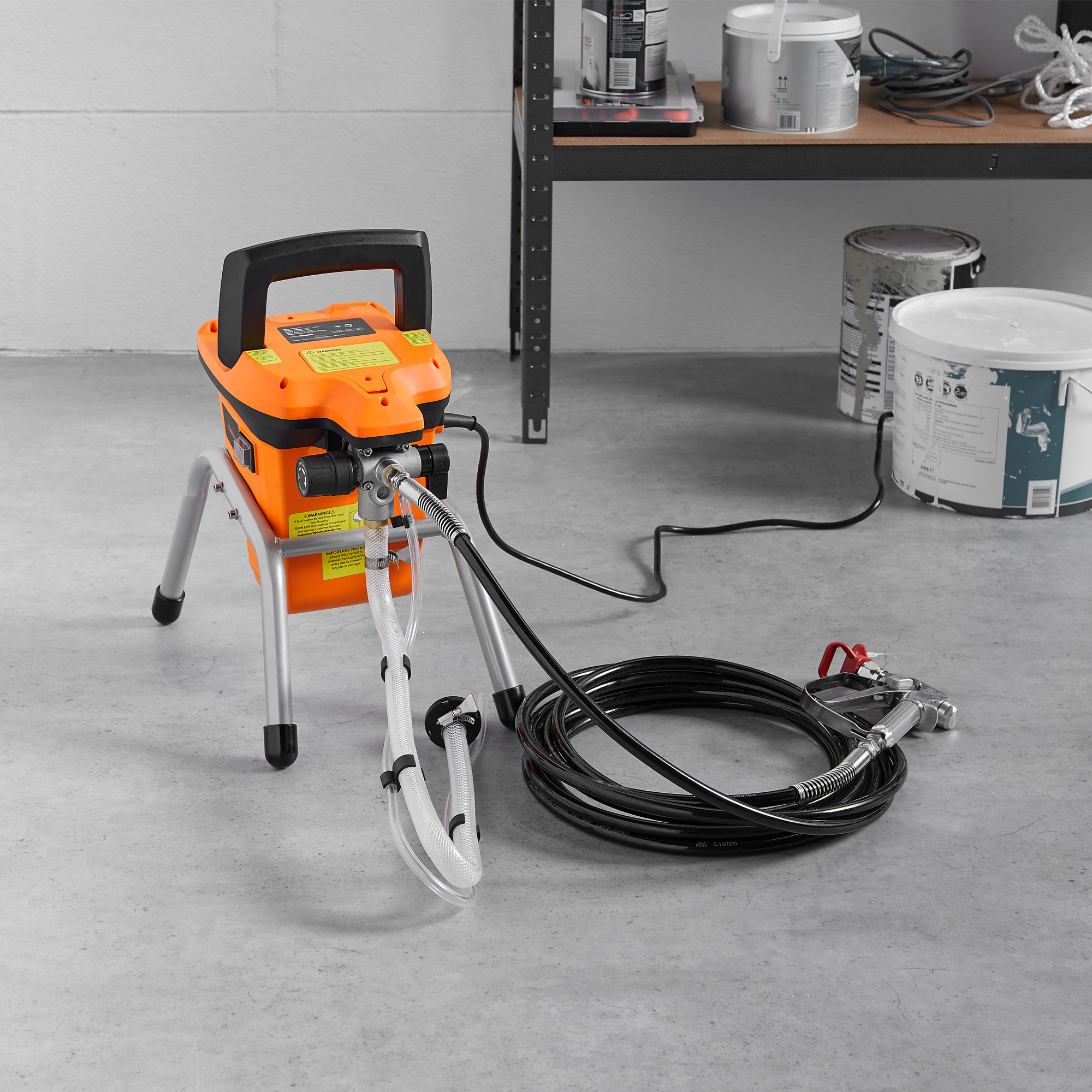 VonHaus 3000PSI Airless Paint Sprayer Powerful Spray Gun with Extension