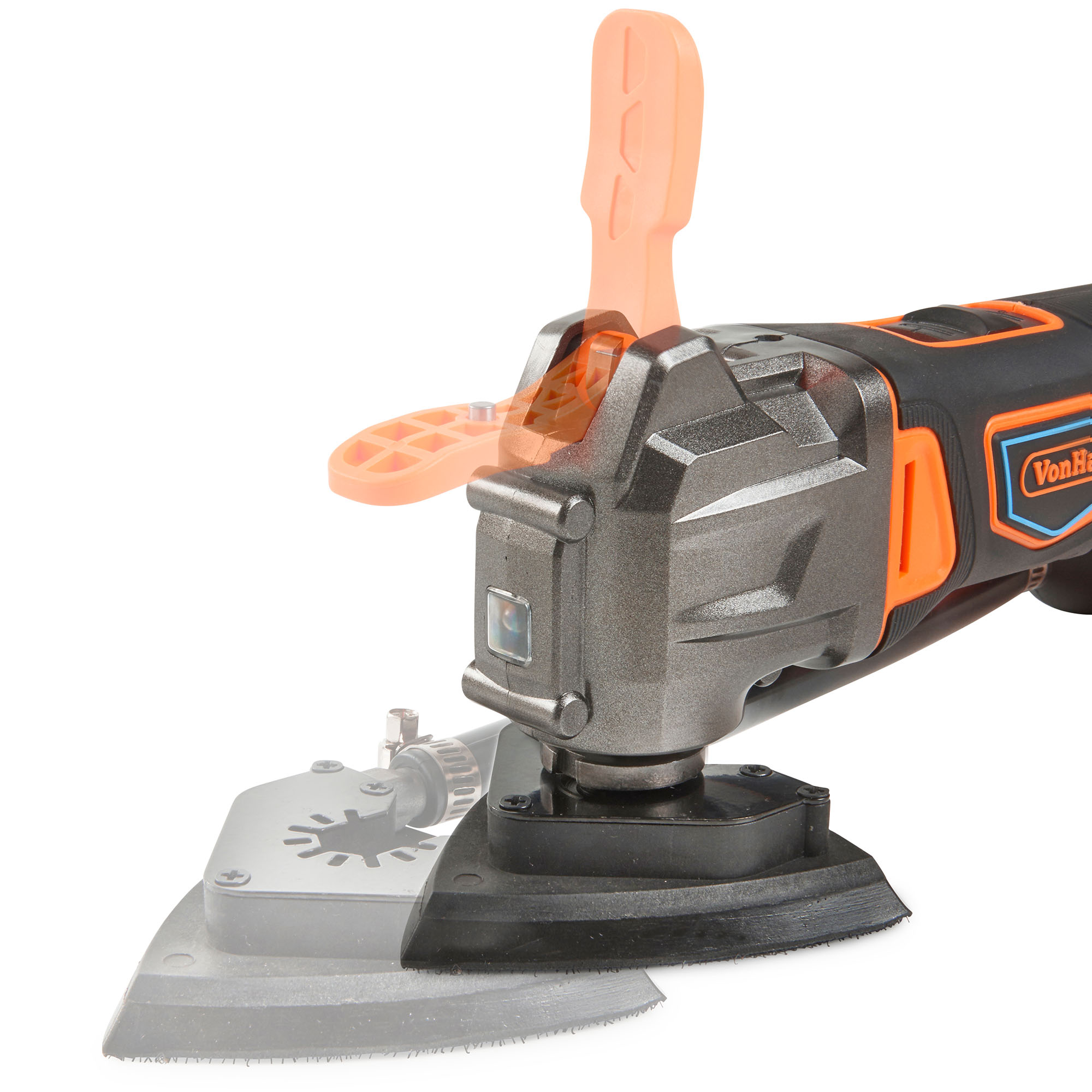 VonHaus 20V Cordless Oscillating MultiTool Kit with LiIon Battery