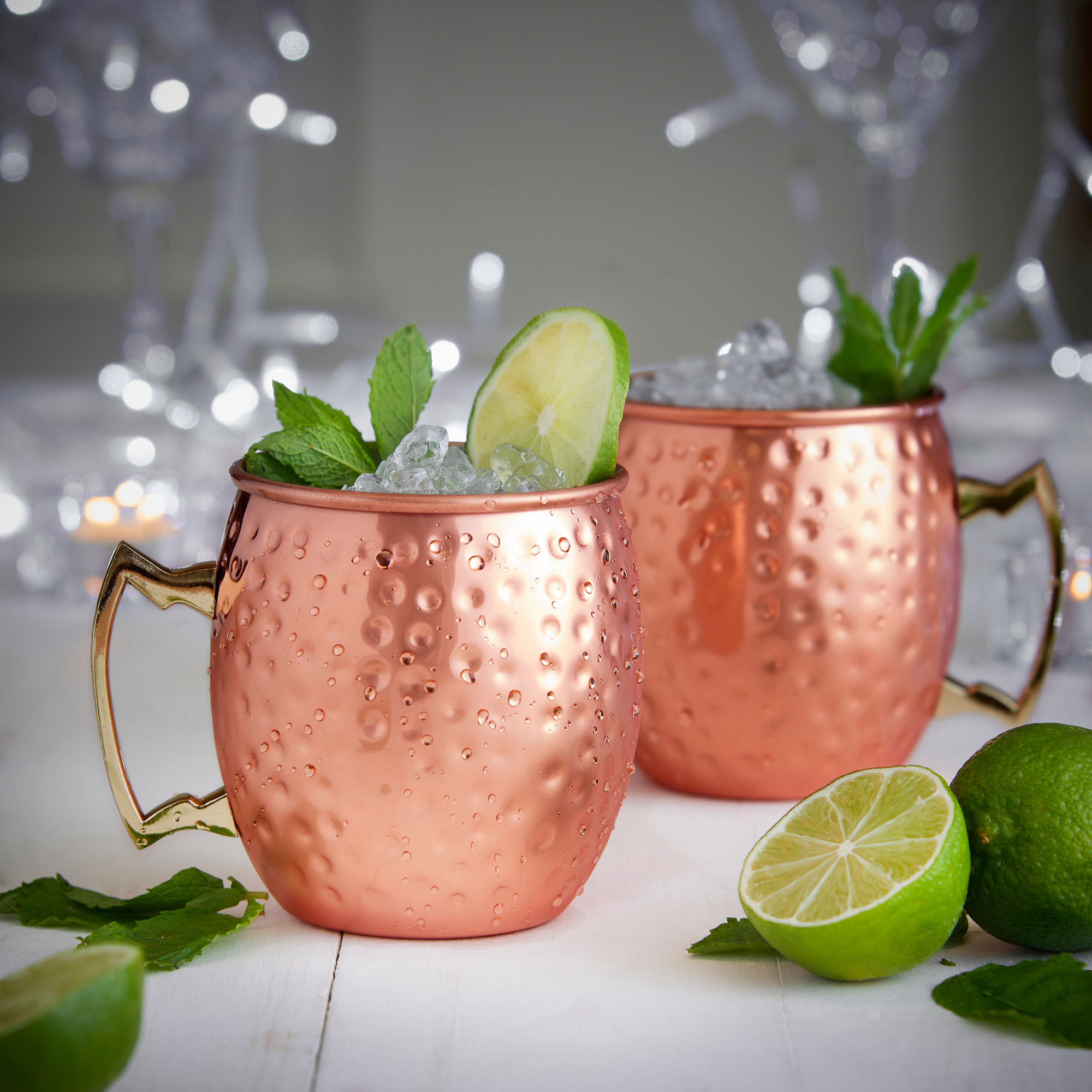 Vonshef Set Of 2 Barrel Style Moscow Mule Mugs Copper Hammered Sentinel Vonshef Set Of 2 Barrel Style Moscow Mule Mugs Copper Hammered