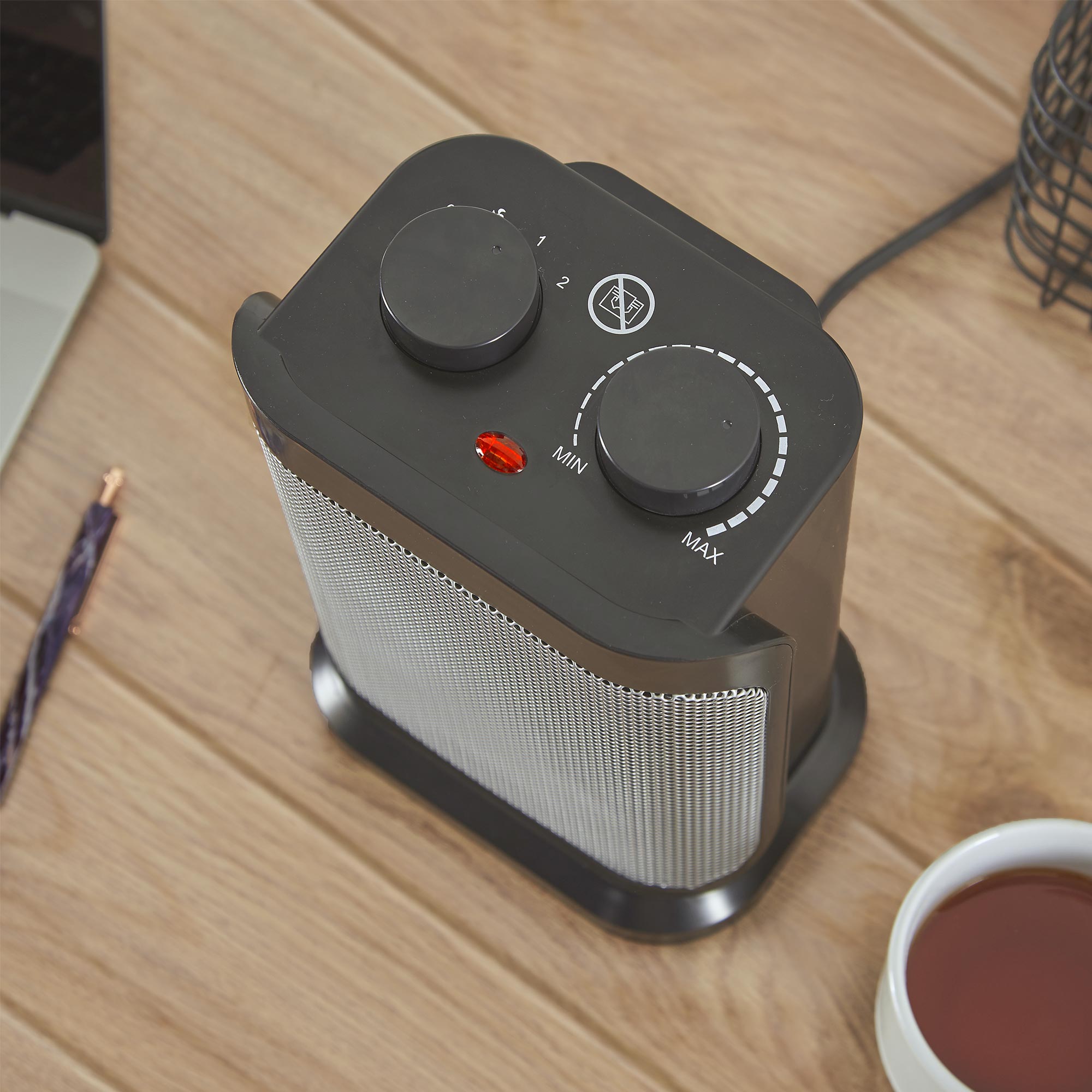 VonHaus Oscillating Electric Heater Ceramic Space Heater Fan Heater