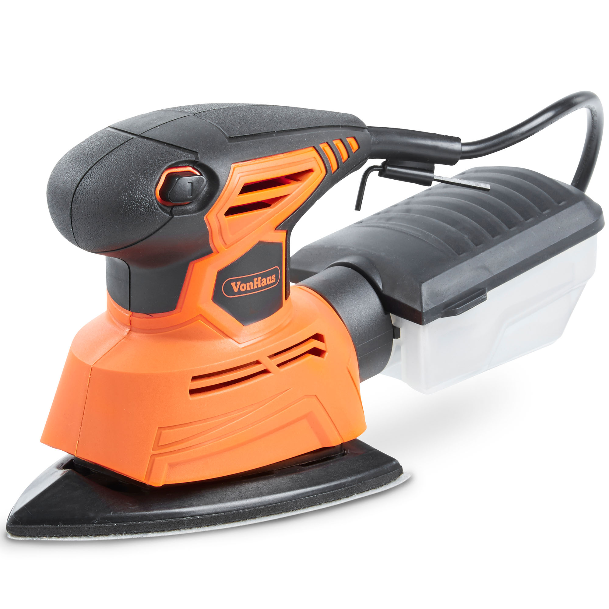 VonHaus 2 in 1 Sheet & Detail Sander 1.1A with Dust E Sanding Sheets