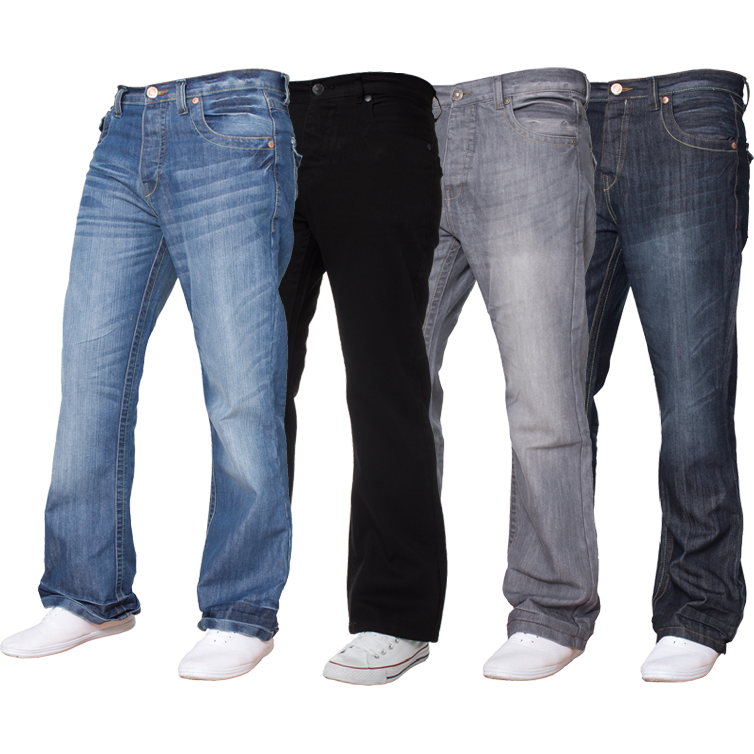 mens wide leg baggy jeans