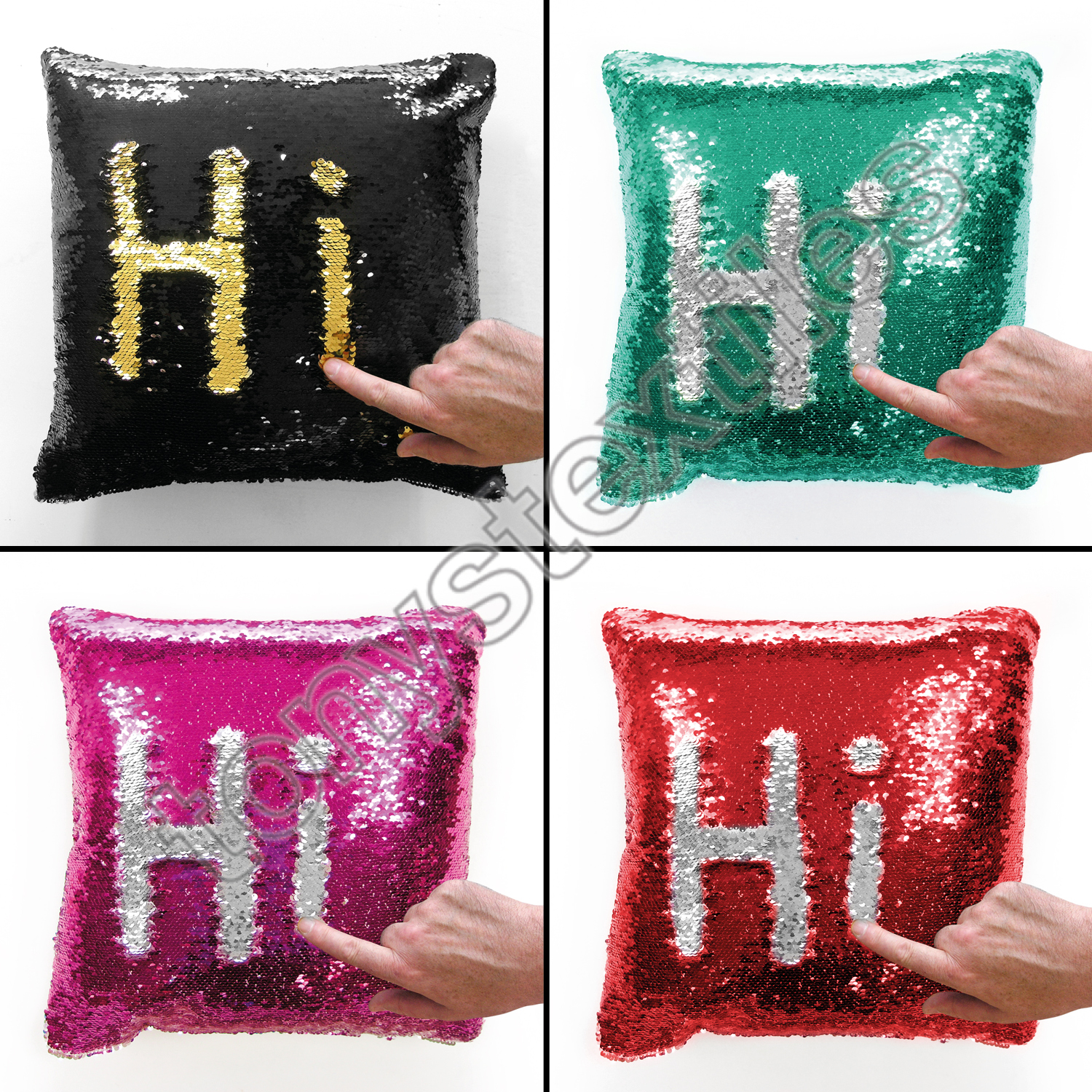 sparkle cushion