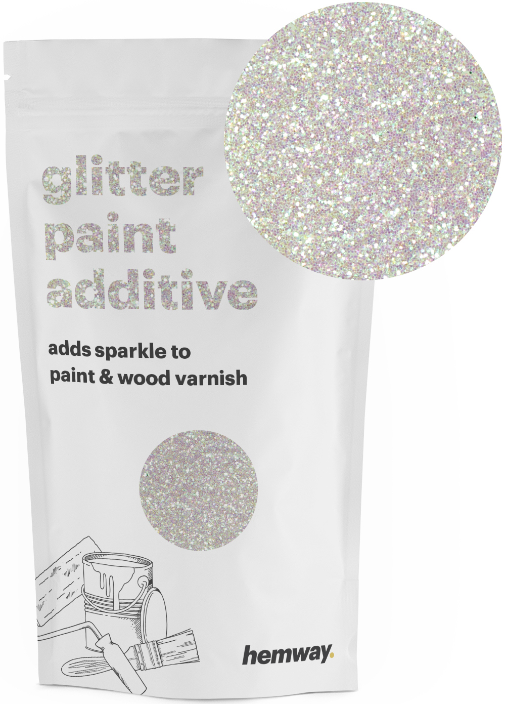 Hemway Glitter Paint Additive for Emulsion Paint, AMAZING 🤩🦄💕👌🏼✨  Glitter Paint Additive for emulsion paint. Make your walls sparkle like ✨✨✨  -->  By Hemway