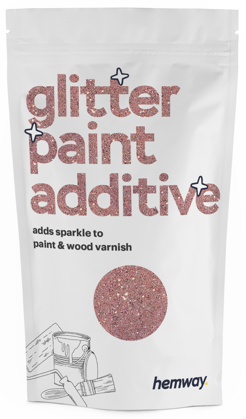Hemway Glitter Paint Wall Additive for Emulsion (Choose 40+ Colours