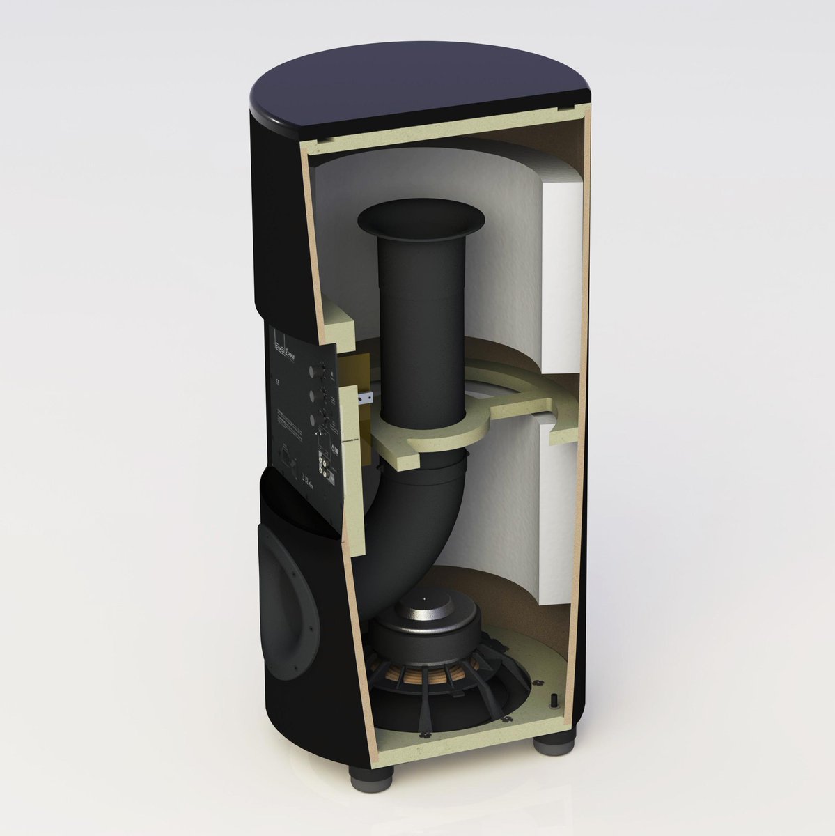 cylinder subwoofer