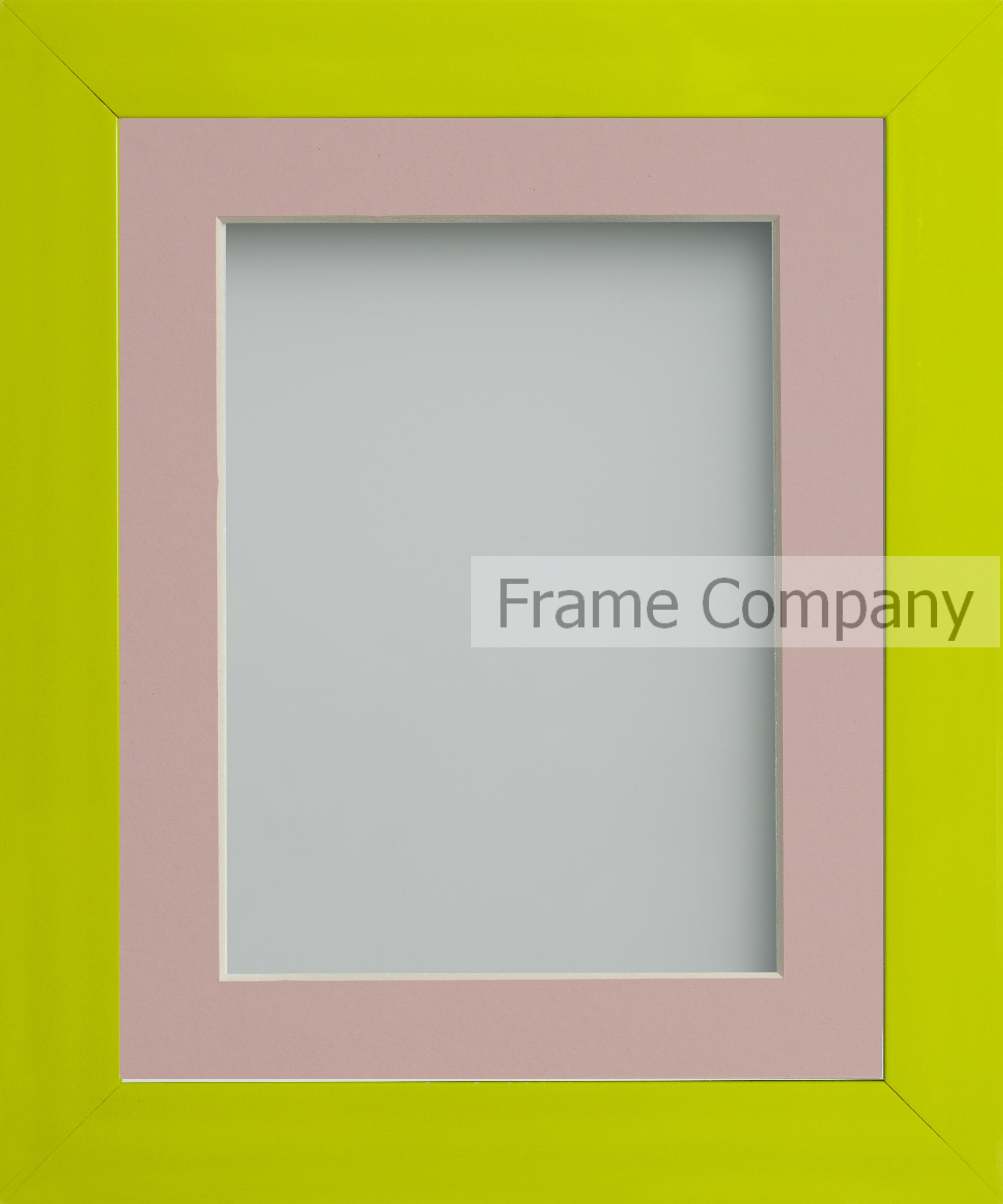Frame Company Candy Range Lime Green Picture Photo Frames with Choice