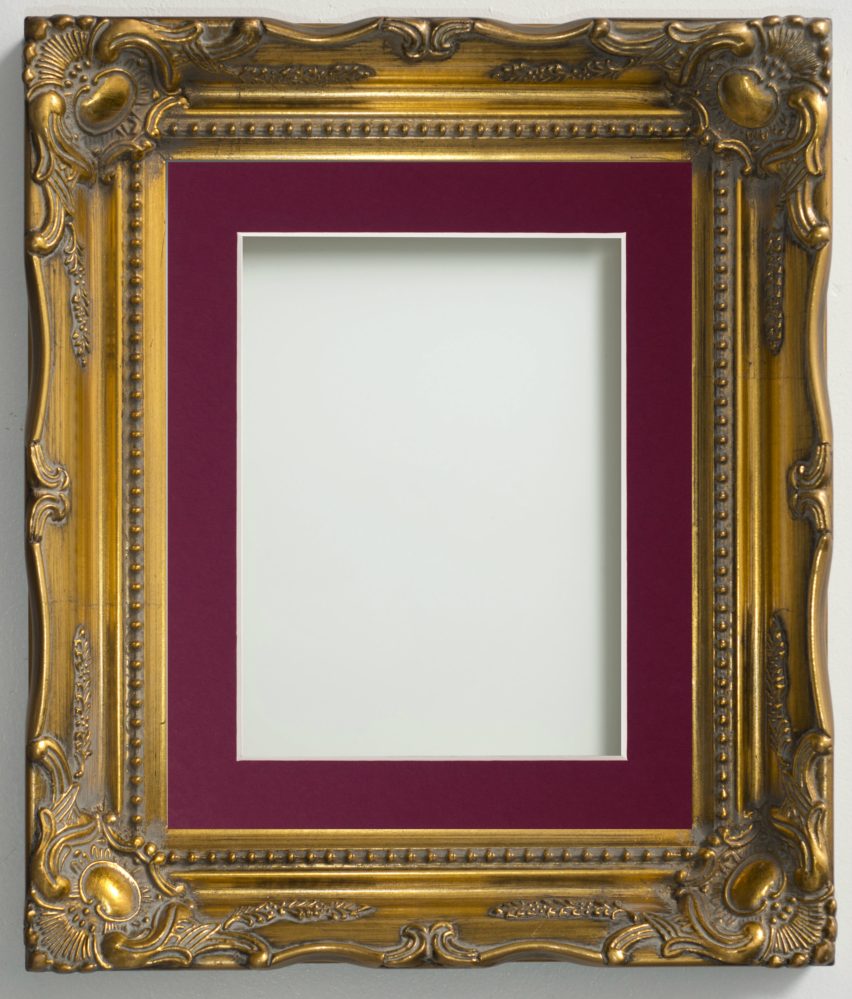 Frame Company Langley Range Ornate Gold Picture Photo Frames With Mount   CR1BX0172601 