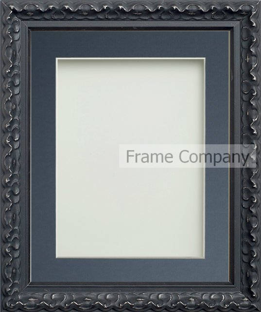 Frame Company Charleston Range Ornate Black Picture Photo Frames with Mounts