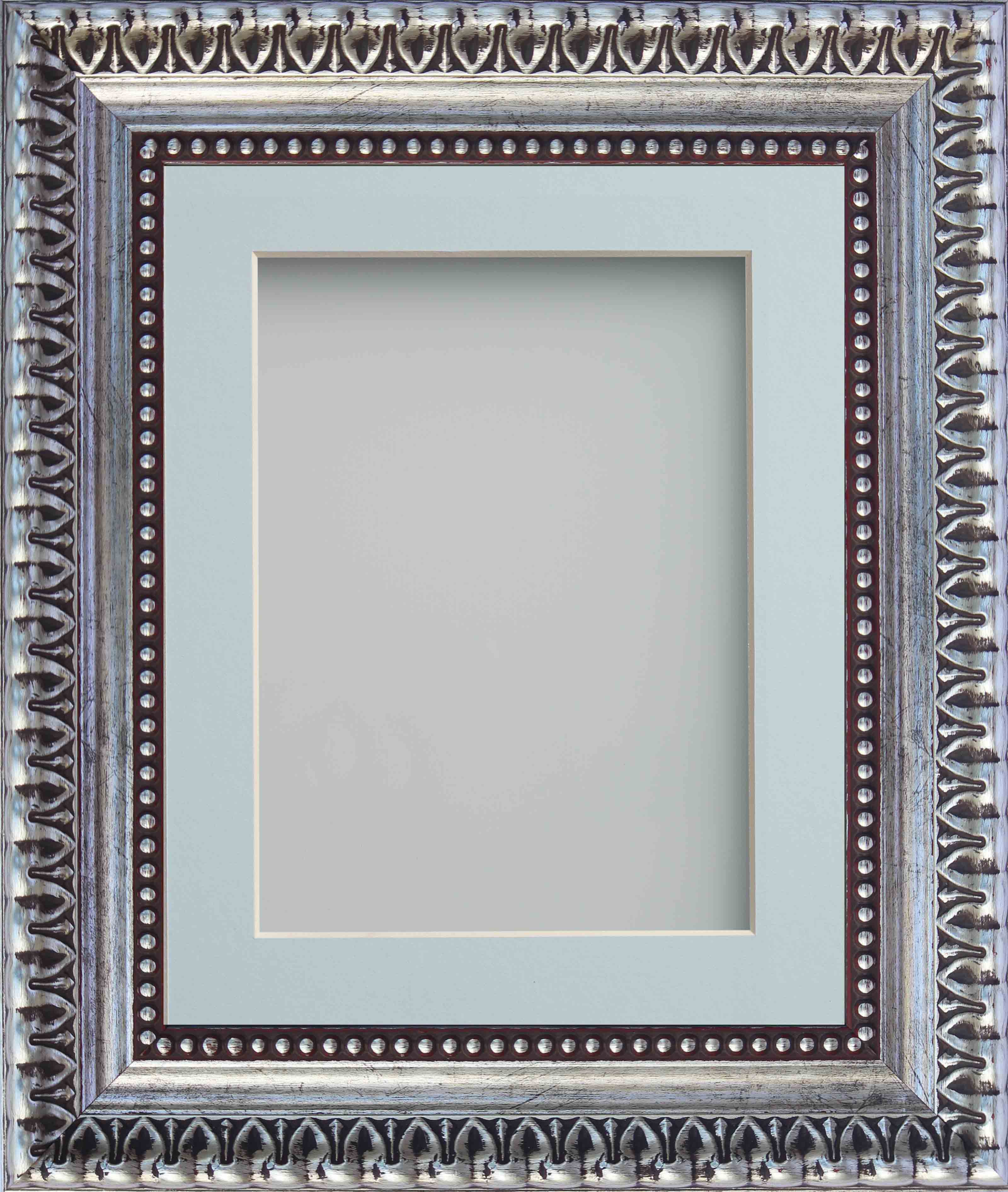 Details About Frame Company Aurelia Range Wooden Ornate Silver Picture Photo Frames With Mount