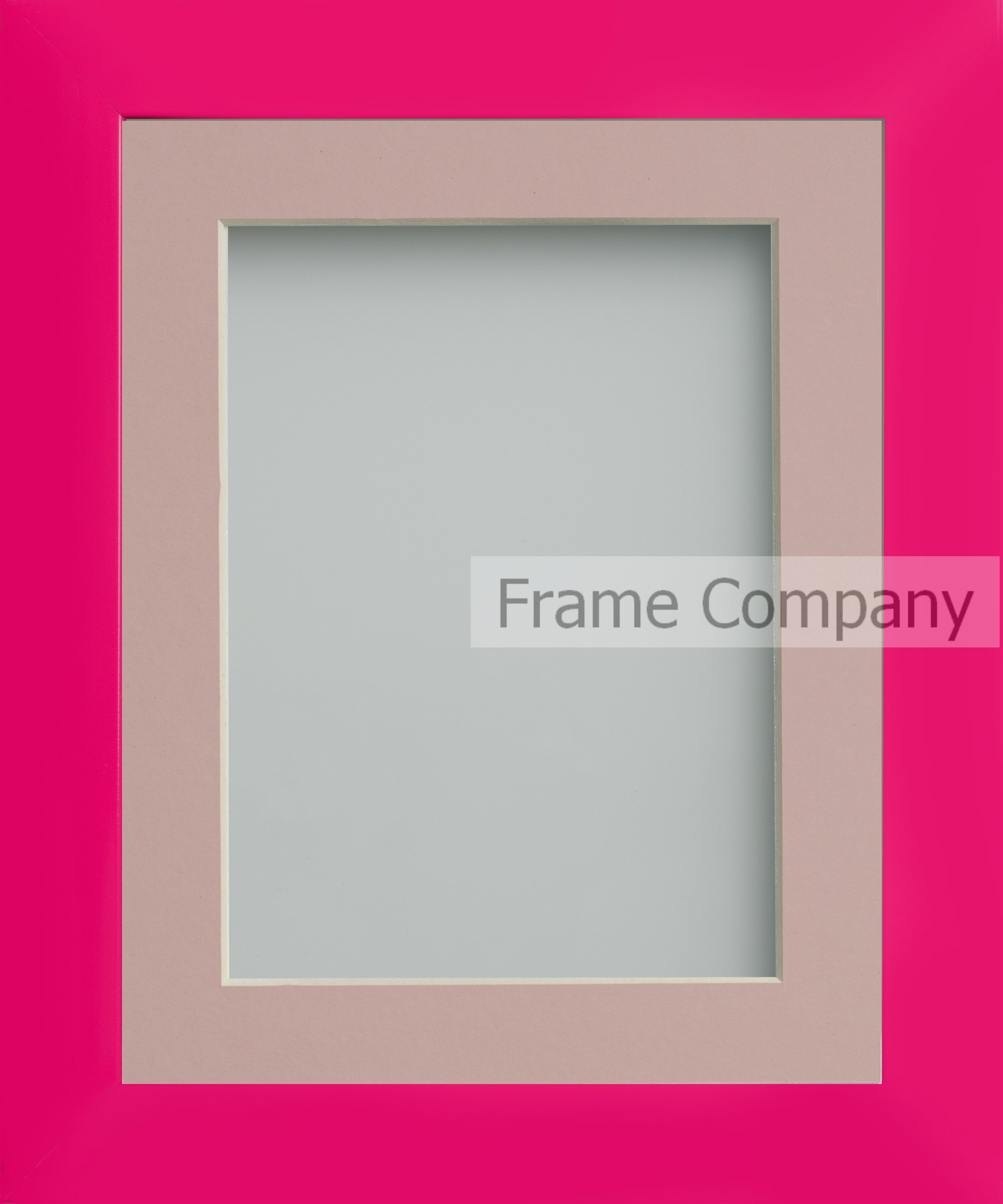 Frame Company Candy Range Hot Pink Picture Photo Frames with Choice of