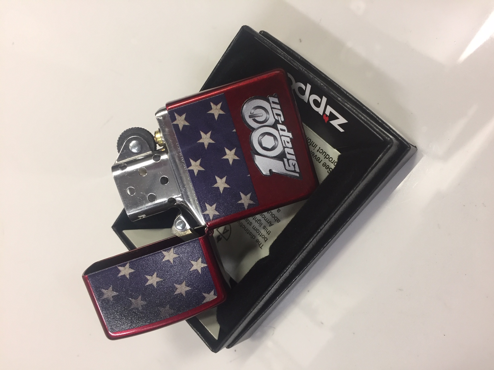 Snap On SnapOn 100 Years Limited Edition Zippo Lighter Candy Apple