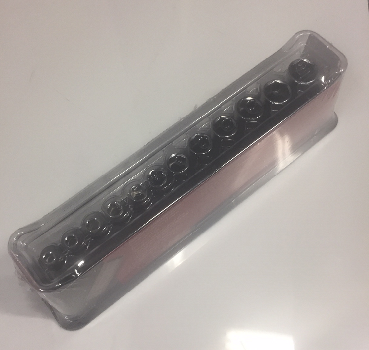 Snap On 1/4" Drive 12 Piece 6 point deep socket set 112STMMY 5mm