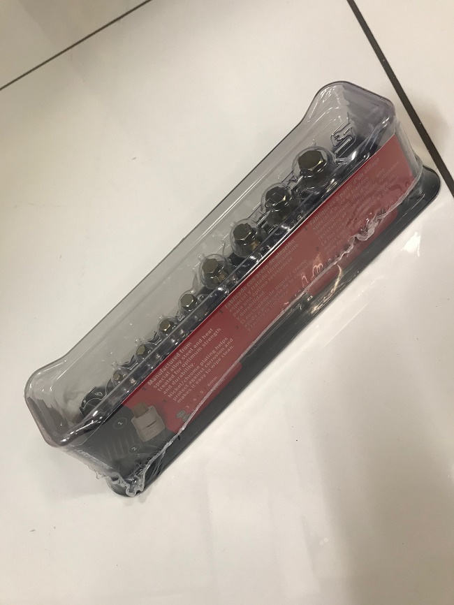 Snap On 8 pc 3/8" Drive Stubby Metric Allen Hex Socket Driver Set