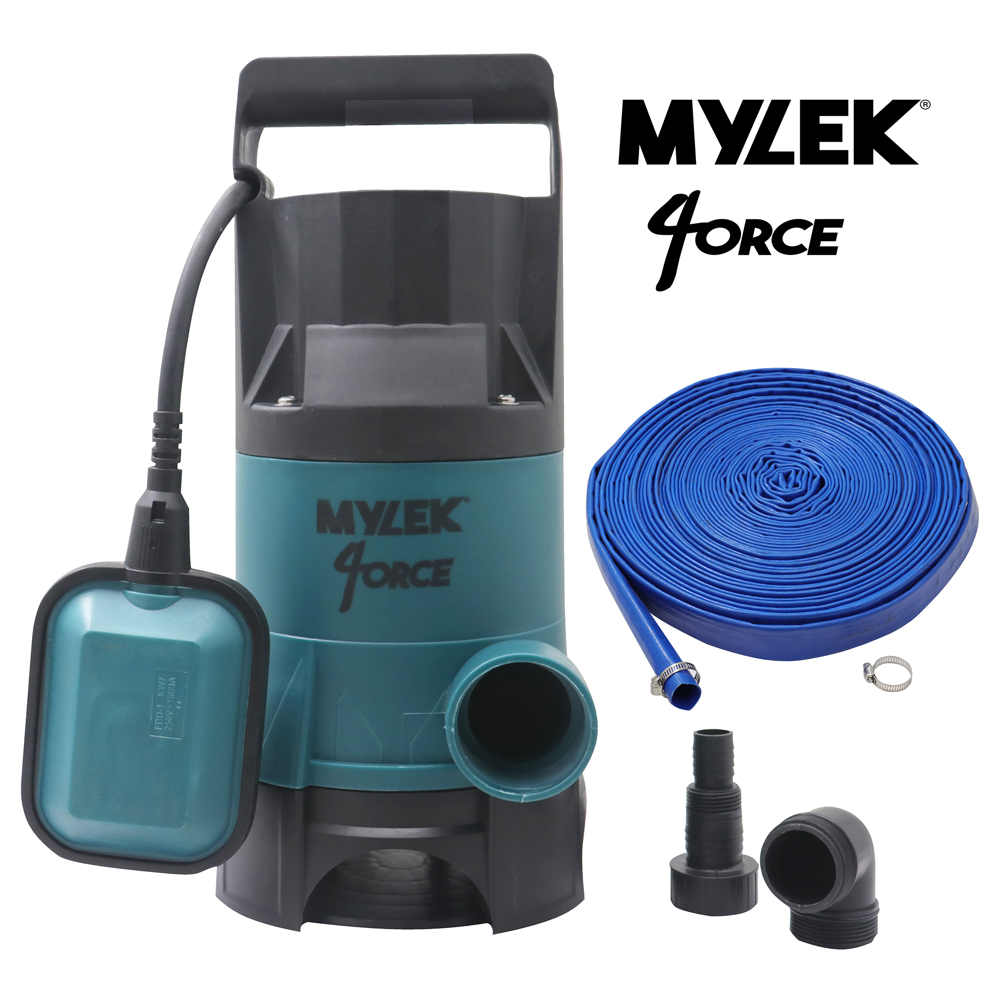 Submersible Water Pump Electric Dirty Clean Pond Pool Flood Well & 25m Hose 400W eBay