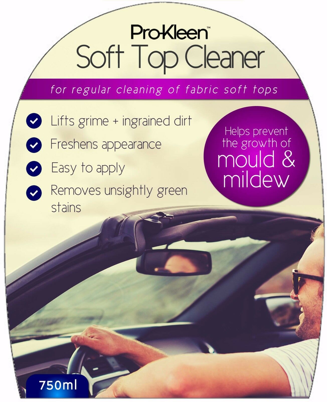 ProKleen Soft Top Roof Convertible Spray Cleaner Mohair Fabric Canvass