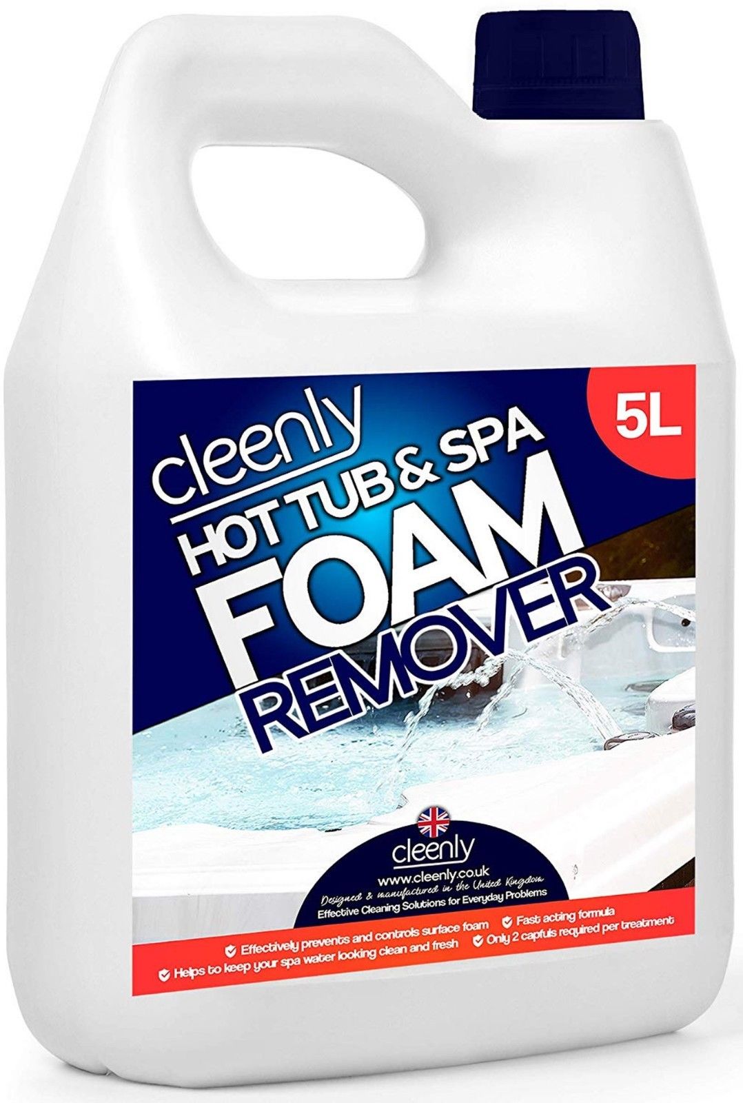 Hot Tub Spa Anti Foam Remover Treatment for Defoaming Pool Antifoam 5L