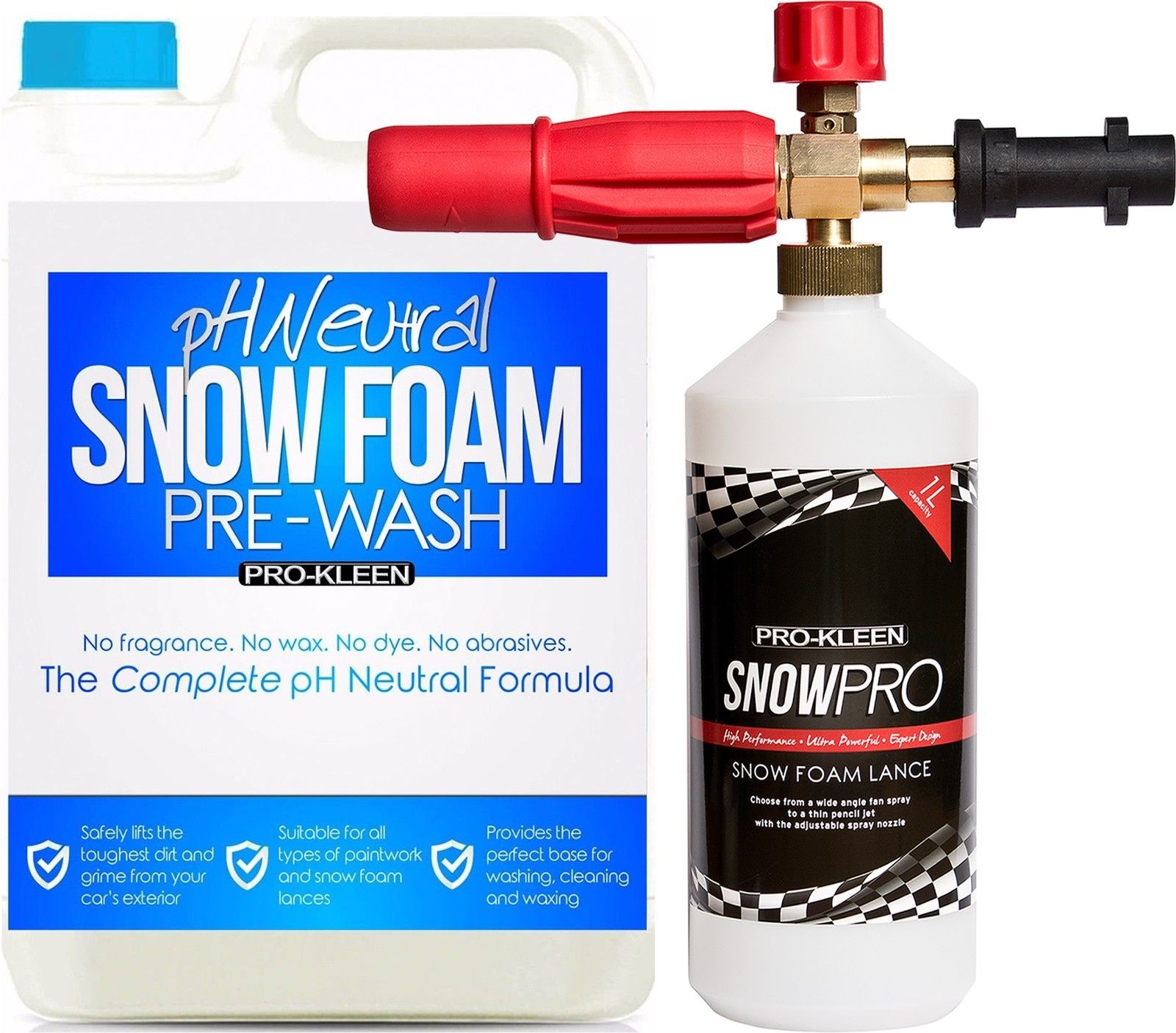 ProKleen Snow Foam Lance Cannon Karcher K Compatible Gun 5L Car