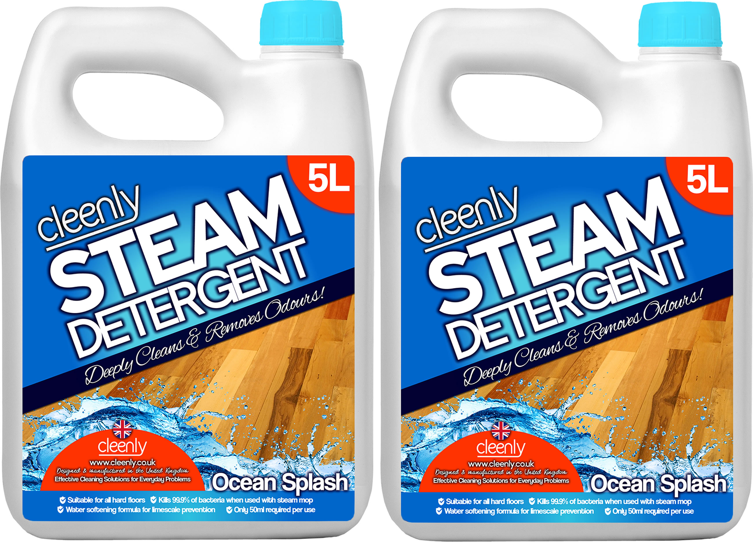 Cleenly Steam Detergent Floor Cleaning Solution Steam Mops Compatible