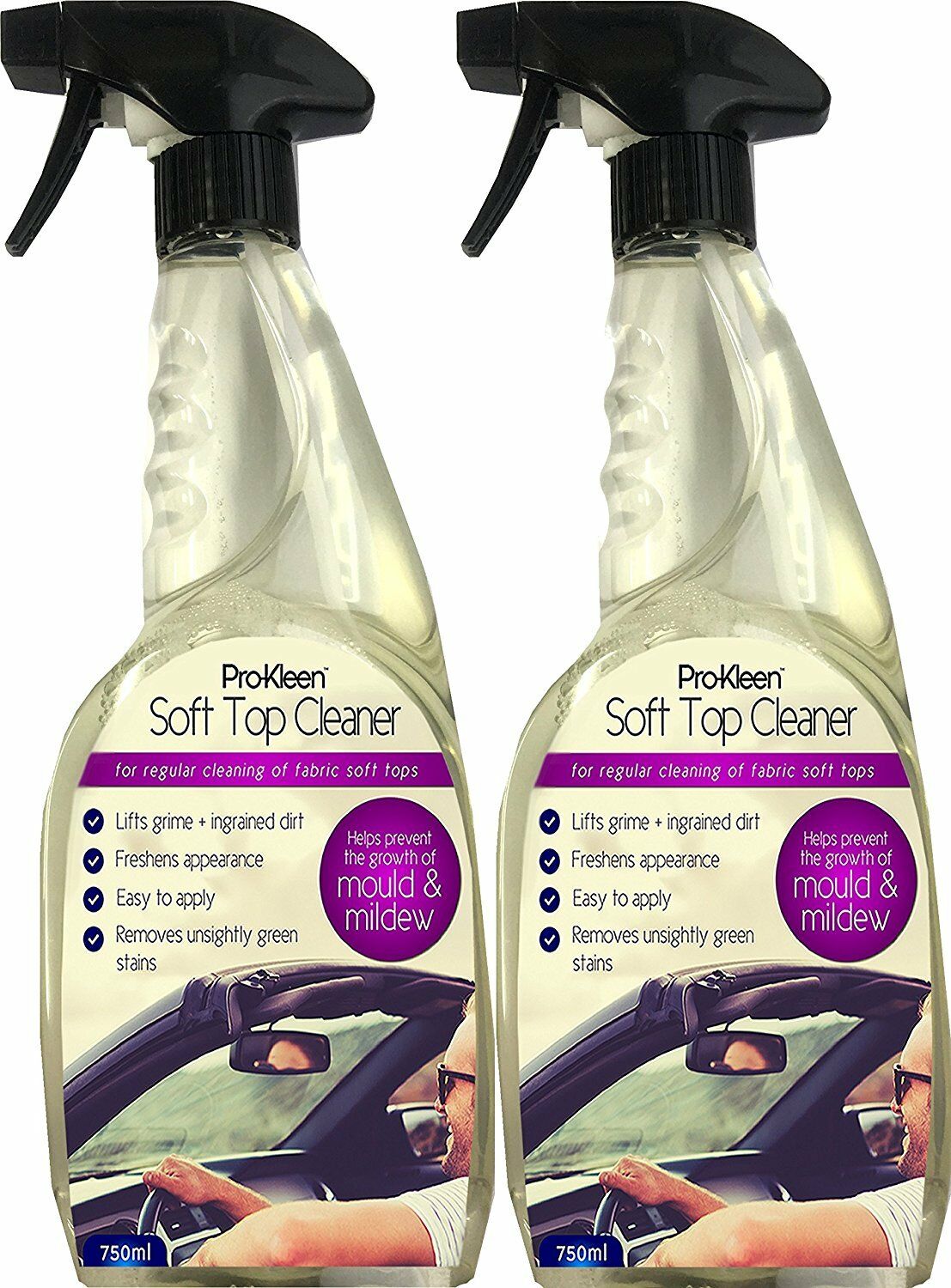 ProKleen Soft Top Roof Convertible Spray Cleaner Mohair Fabric Canvass