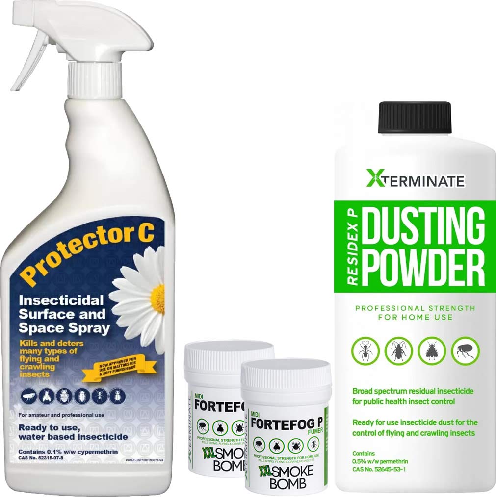 Super Strength Bed Bug Killer Treatment Kit with Powder