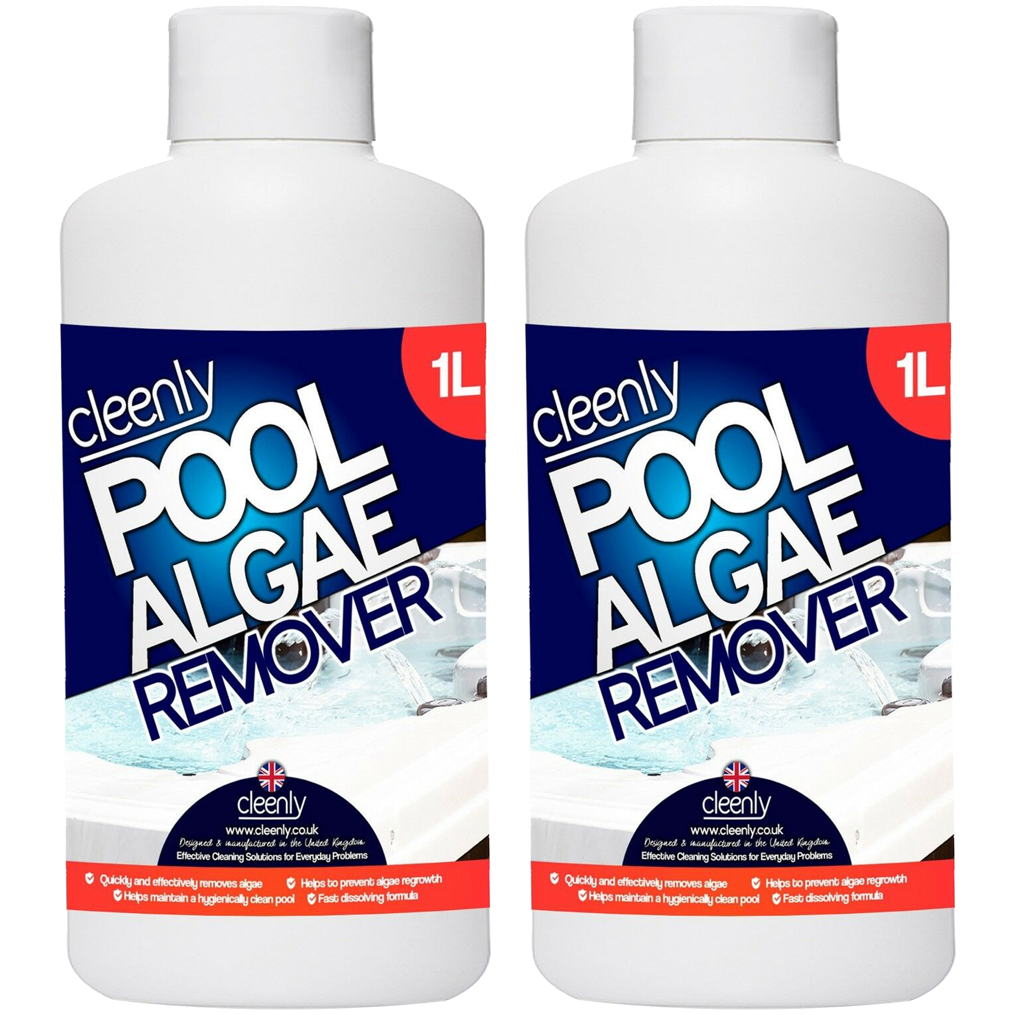 Cleenly Pool Algae Remover for Hot Tub & Spa Removes ...