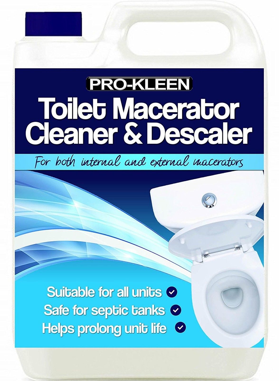 ProKleen Macerator Toilet Descaler Cleaner Septic Tank Compatible With
