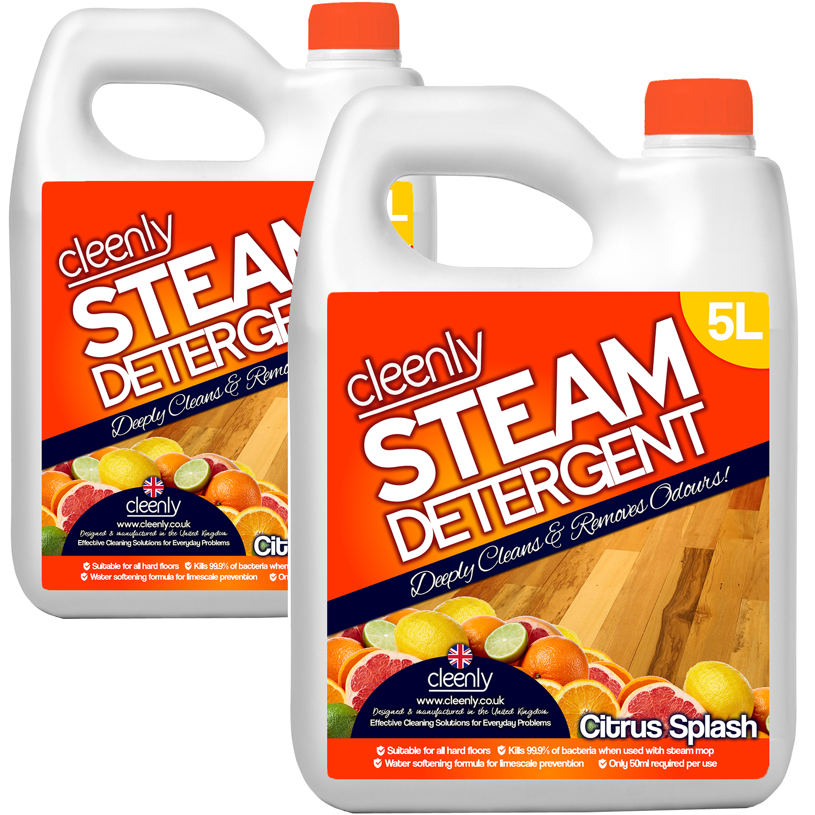 Cleenly Steam Detergent Floor Cleaning Solution Steam Mops Compatible