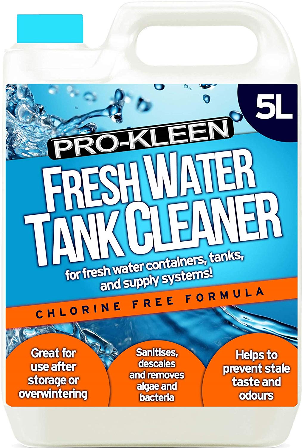 ProKleen Caravan Fresh Water Tank Cleaner Motorhome Descaler Algae