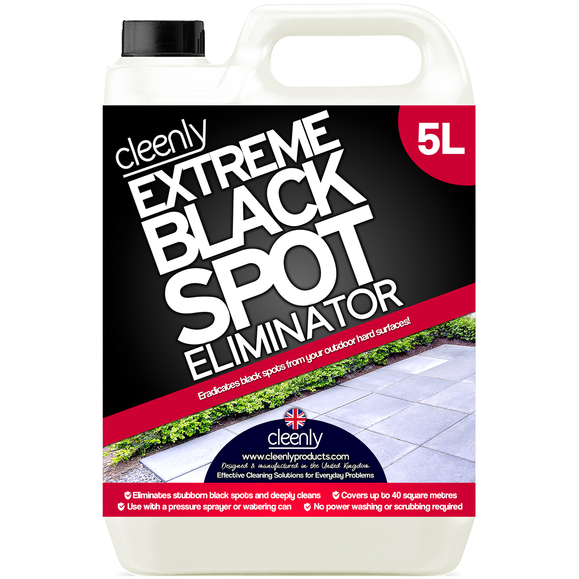 Patio Extreme Black Spot Remover Algae Green Mould Drive Way Moss