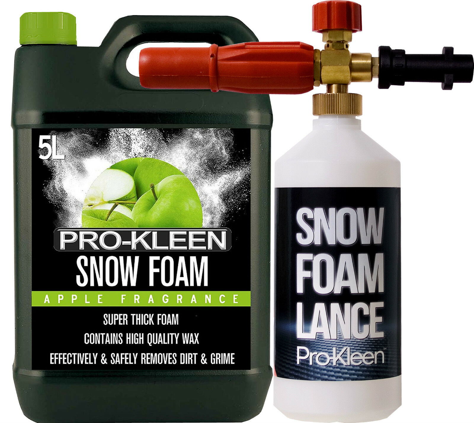 PRESSURE WASHER APPLE SNOW FOAM WITH SNOW FOAM LANCE COMPATIBLE WITH K