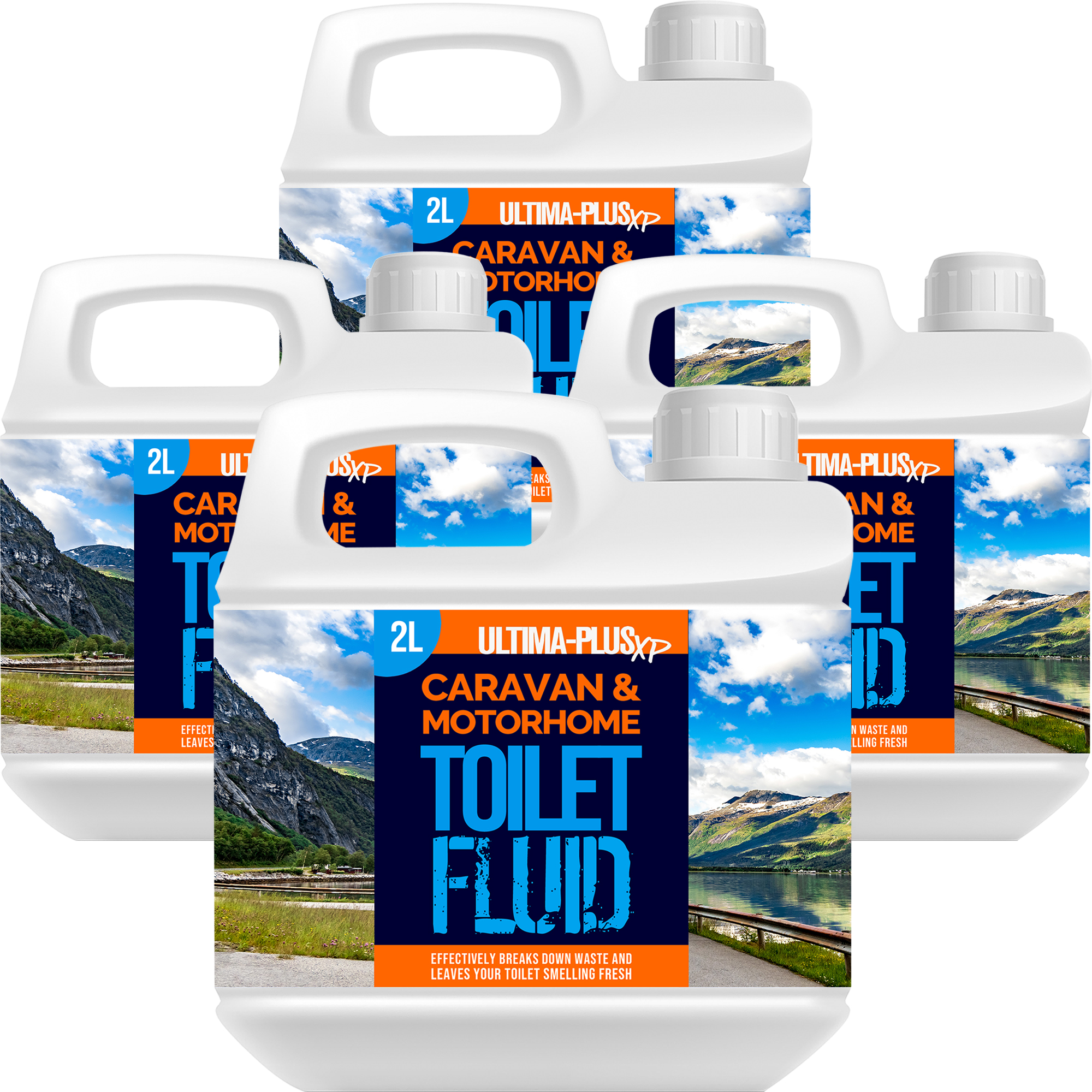 Ultima Plus Caravan Chemical Toilet Cleaner Fluid Blue Motorhome Boat