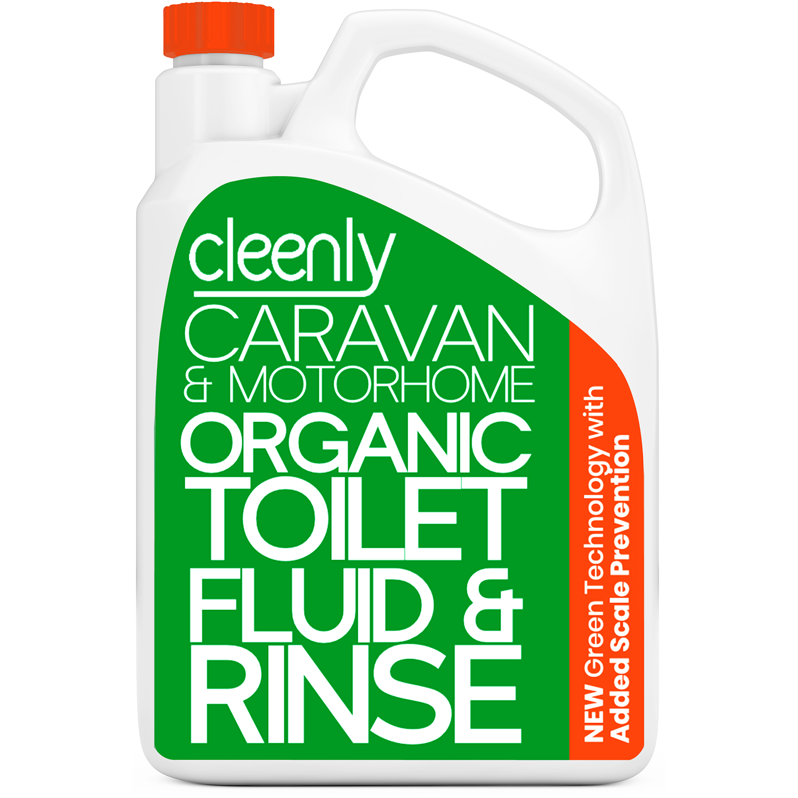 Cleenly Caravan Toilet Chemicals Fluid Rinse Cleaner Organic Motorhome