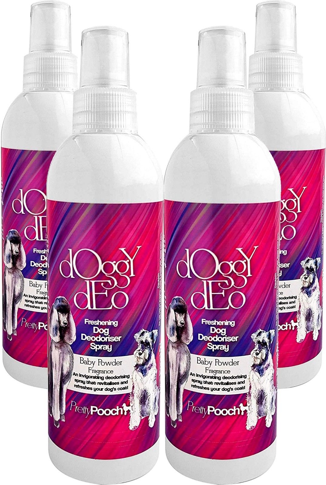 Dog Deodorising Spray Baby Powder Fresh Perfume 1L Puppies Soft Wet