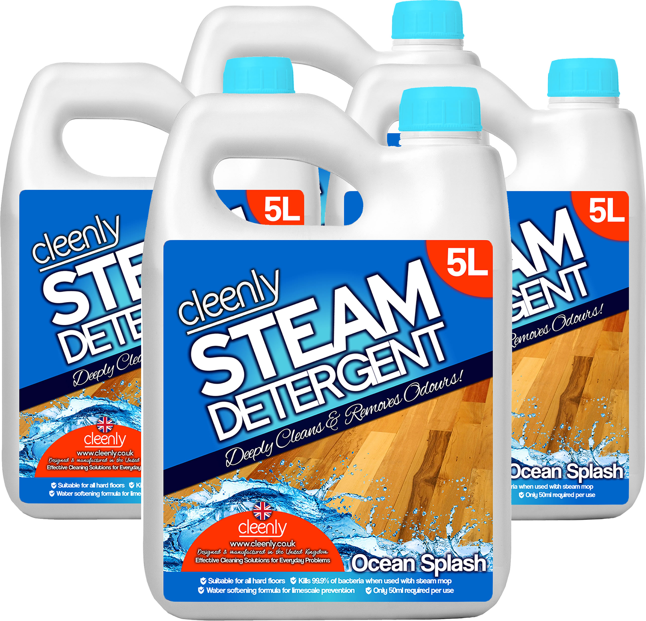 Cleenly Steam Detergent Floor Cleaning Solution Steam Mops Compatible