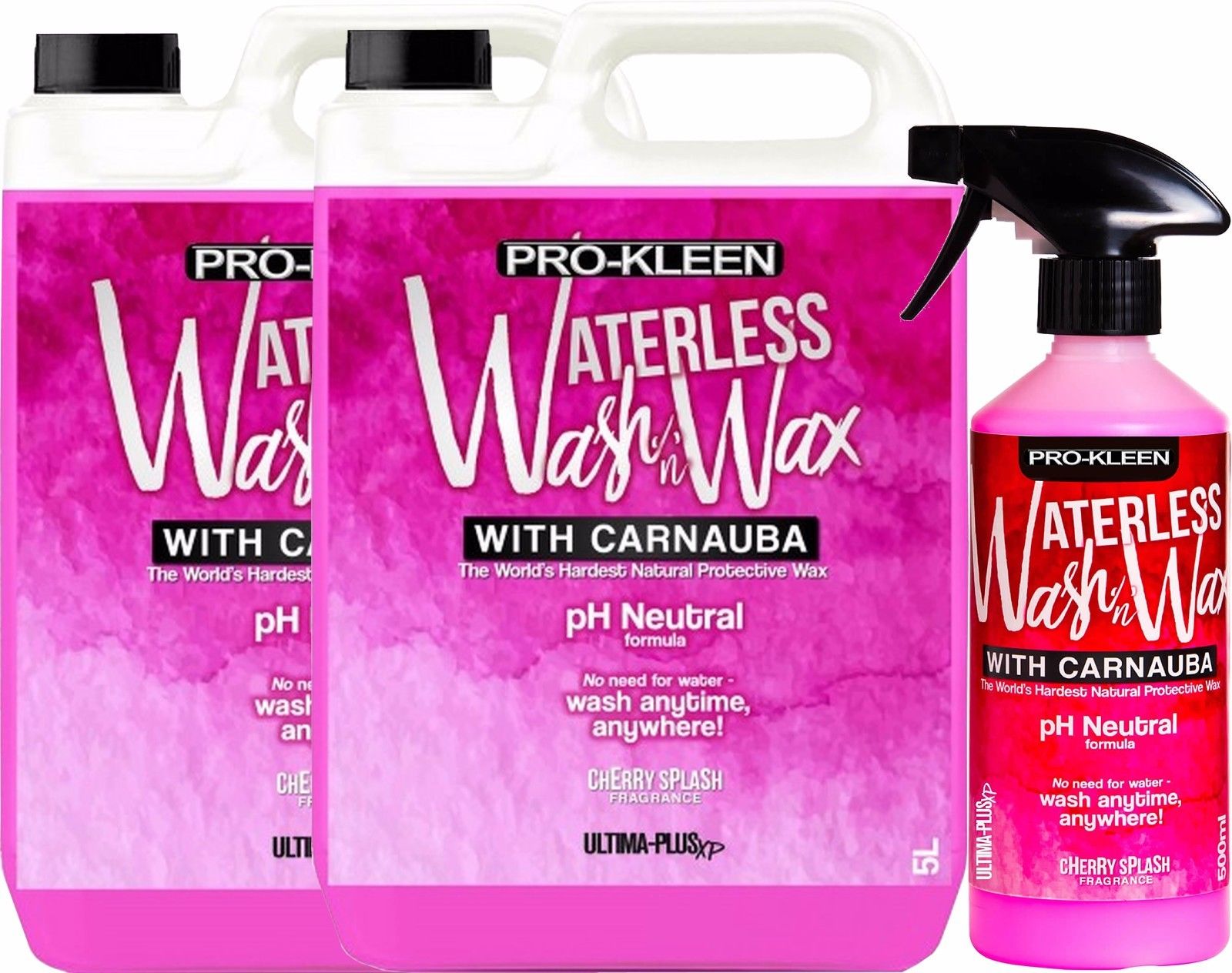 ProKleen Waterless Wash and Wax Carnauba Car pH Neutral Showroom Cleaner Shine eBay
