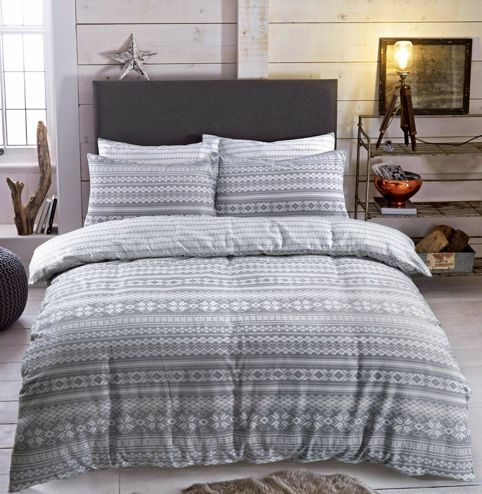 brushed cotton single bedding set