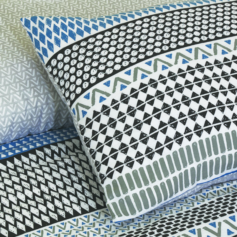 Artisan Duvet Cover Reversible Quilt Bed Set with Pillowcases Single Double King