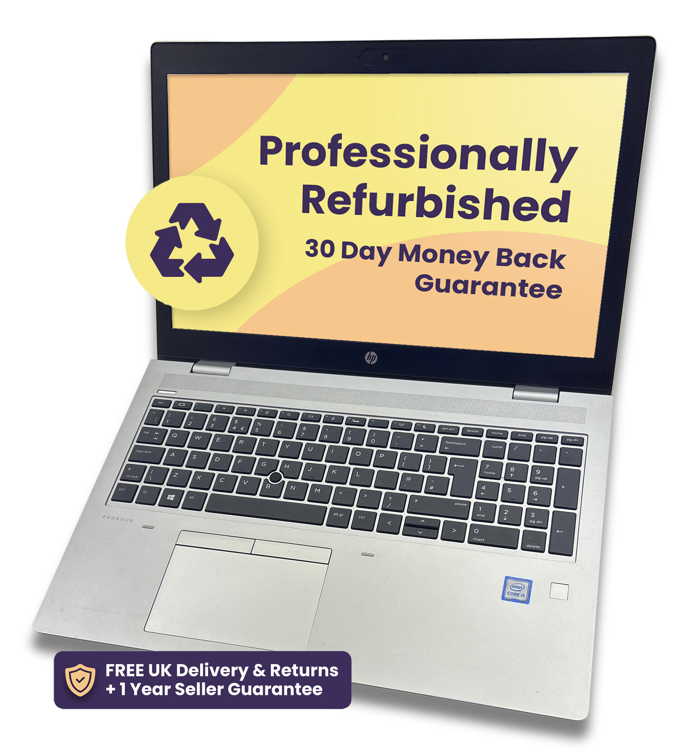 HP ProBook 650 G5 FHD i5-8265U Quad Core 16GB Ram 256GB SSD