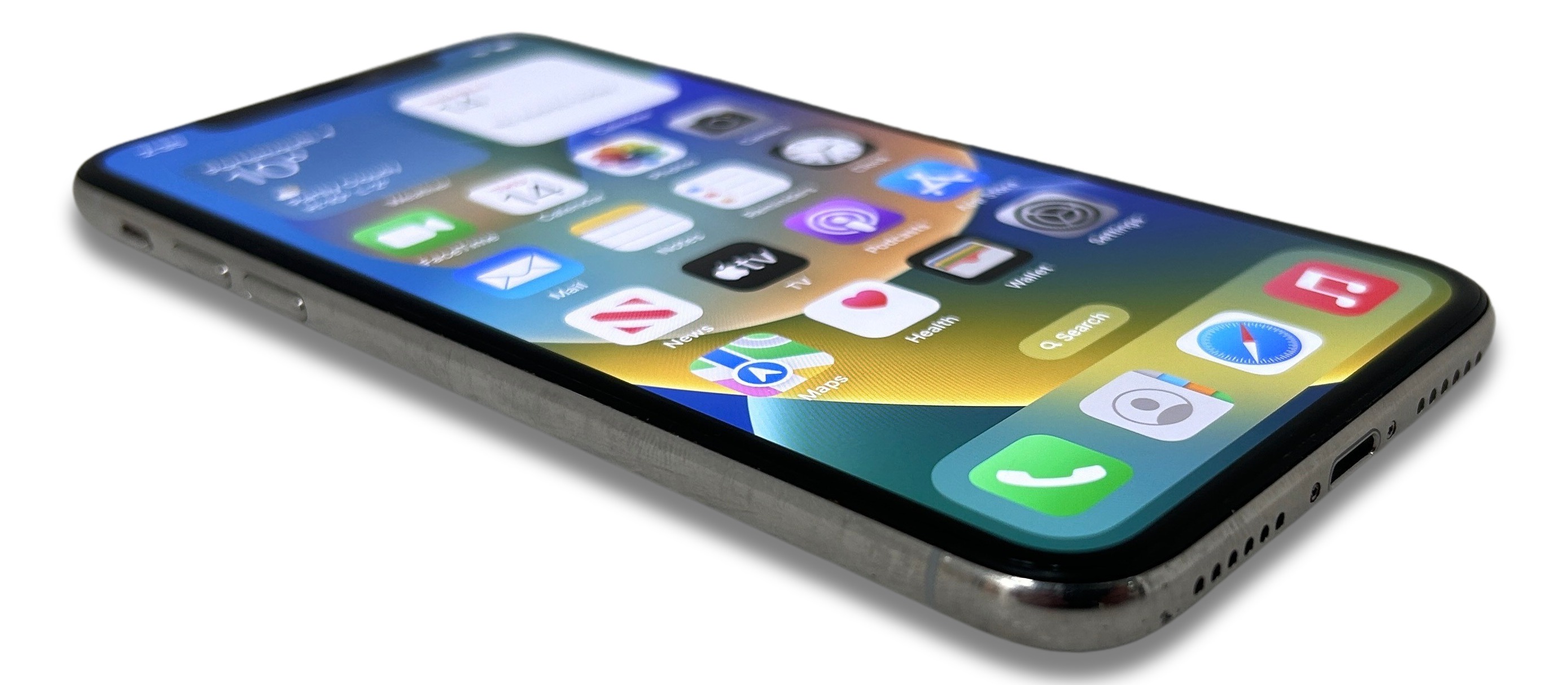 Apple iPhone X (iPhone 10) 64 GB - Silver - Unlocked - Good