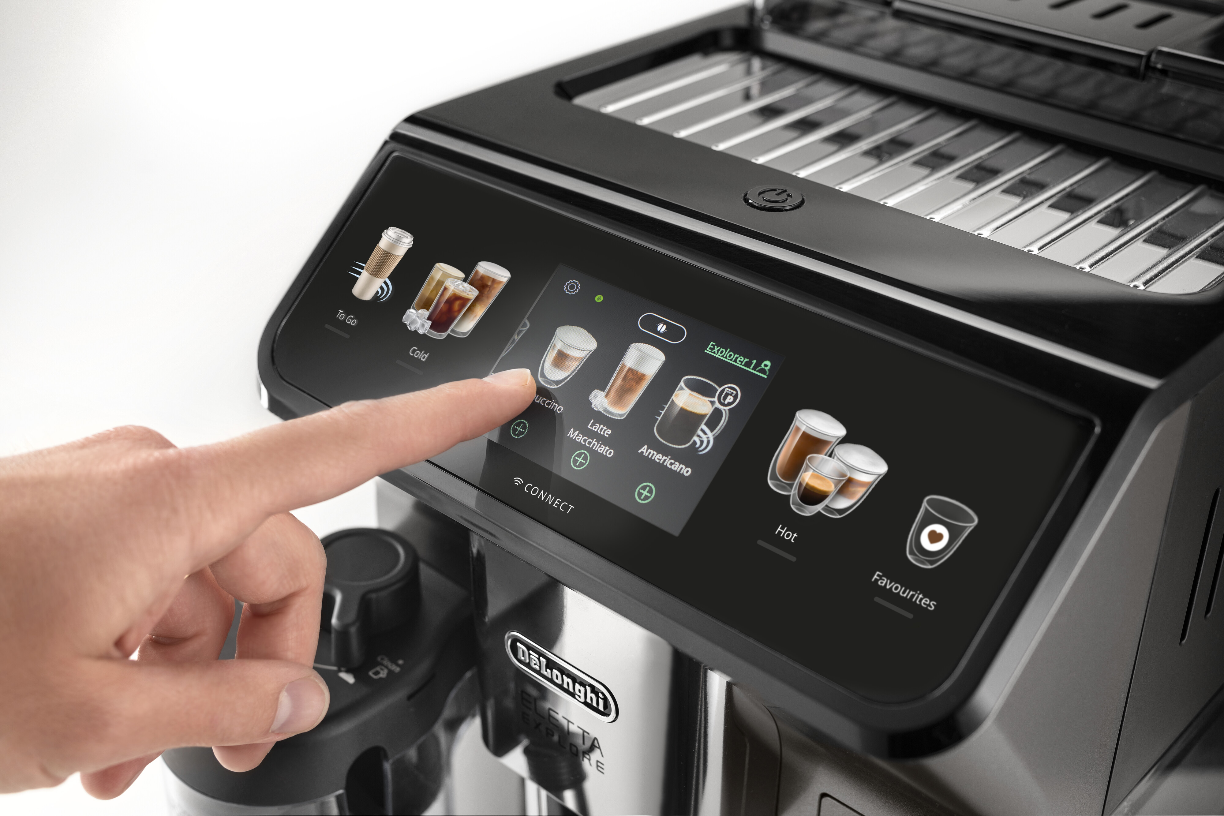 Eletta Explore Bean to Cup coffee machine with Cold Brew Technology ECAM450.86.T