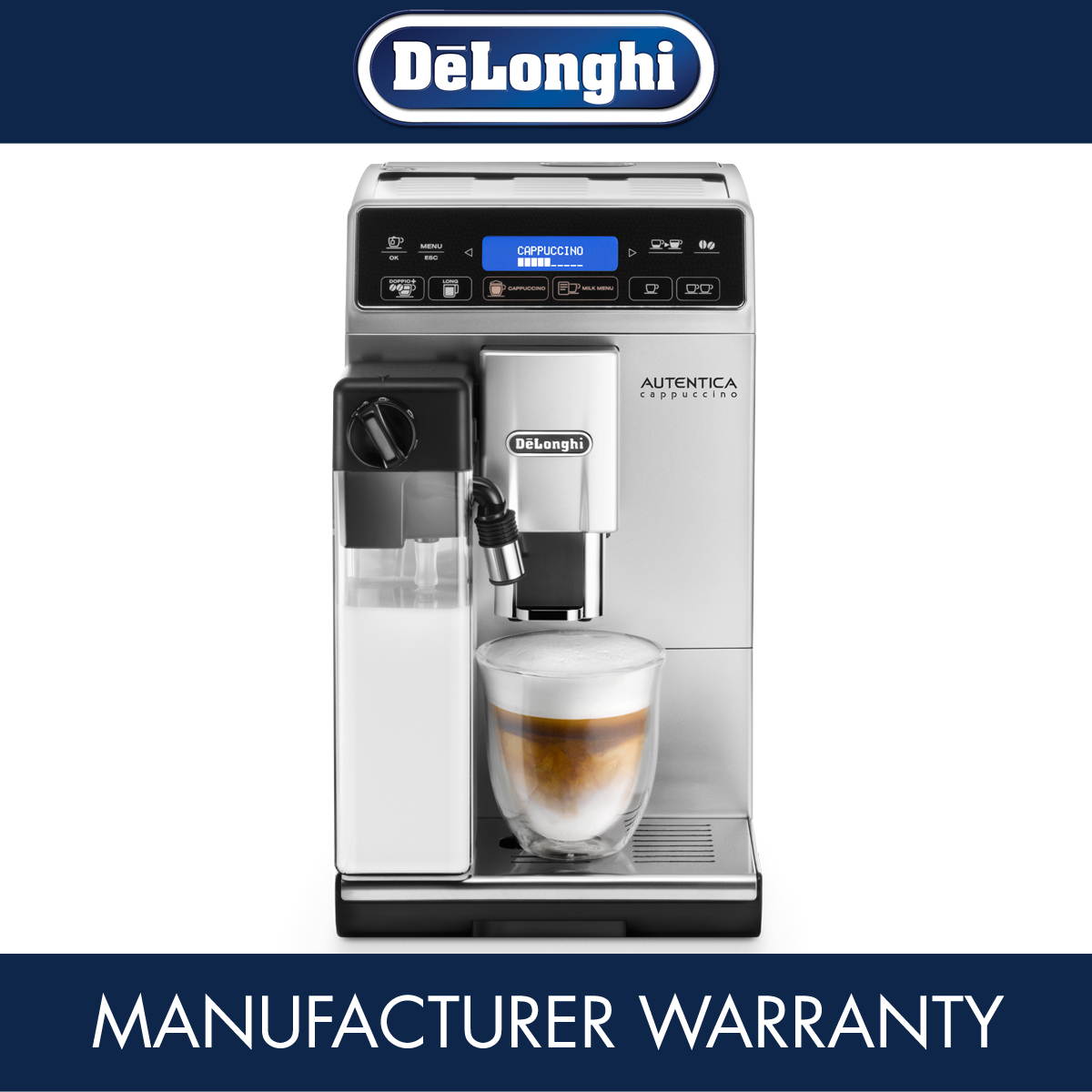 De'Longhi Bean to Cup Coffee Machine Autentica