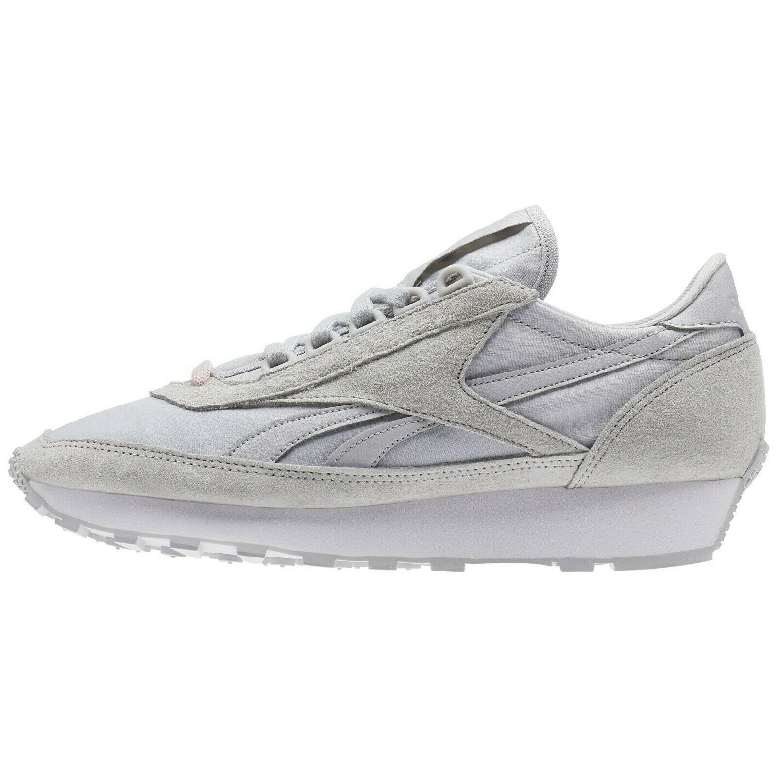 reebok classic aztec og face trainers in grey