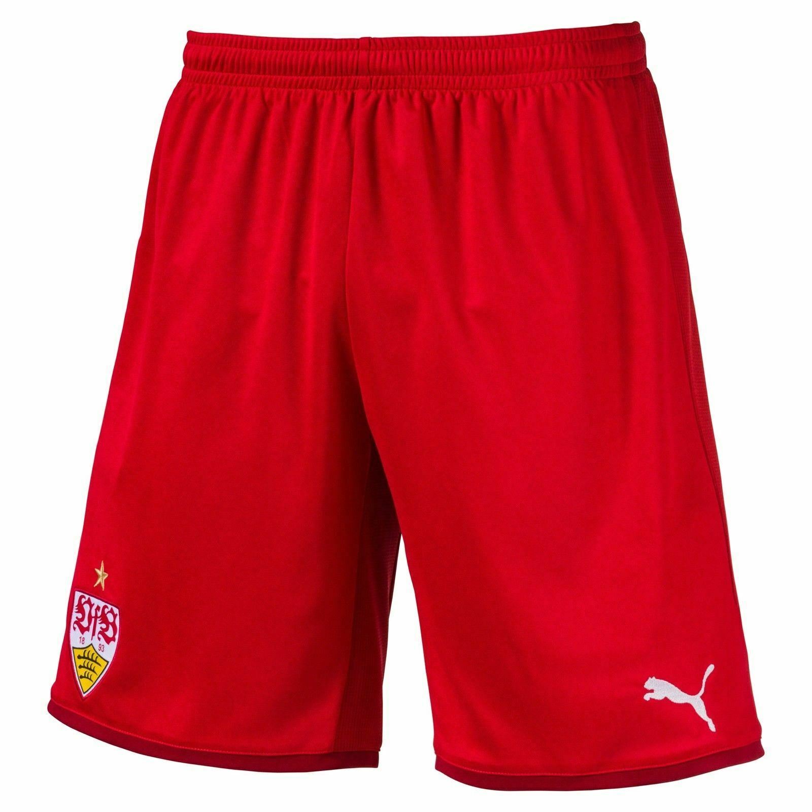 Puma HERREN Vfb Stuttgart Fußball Shorts Rot Deutschland Puma Fußball VfB Stuttgart Herren Training Trikot rot