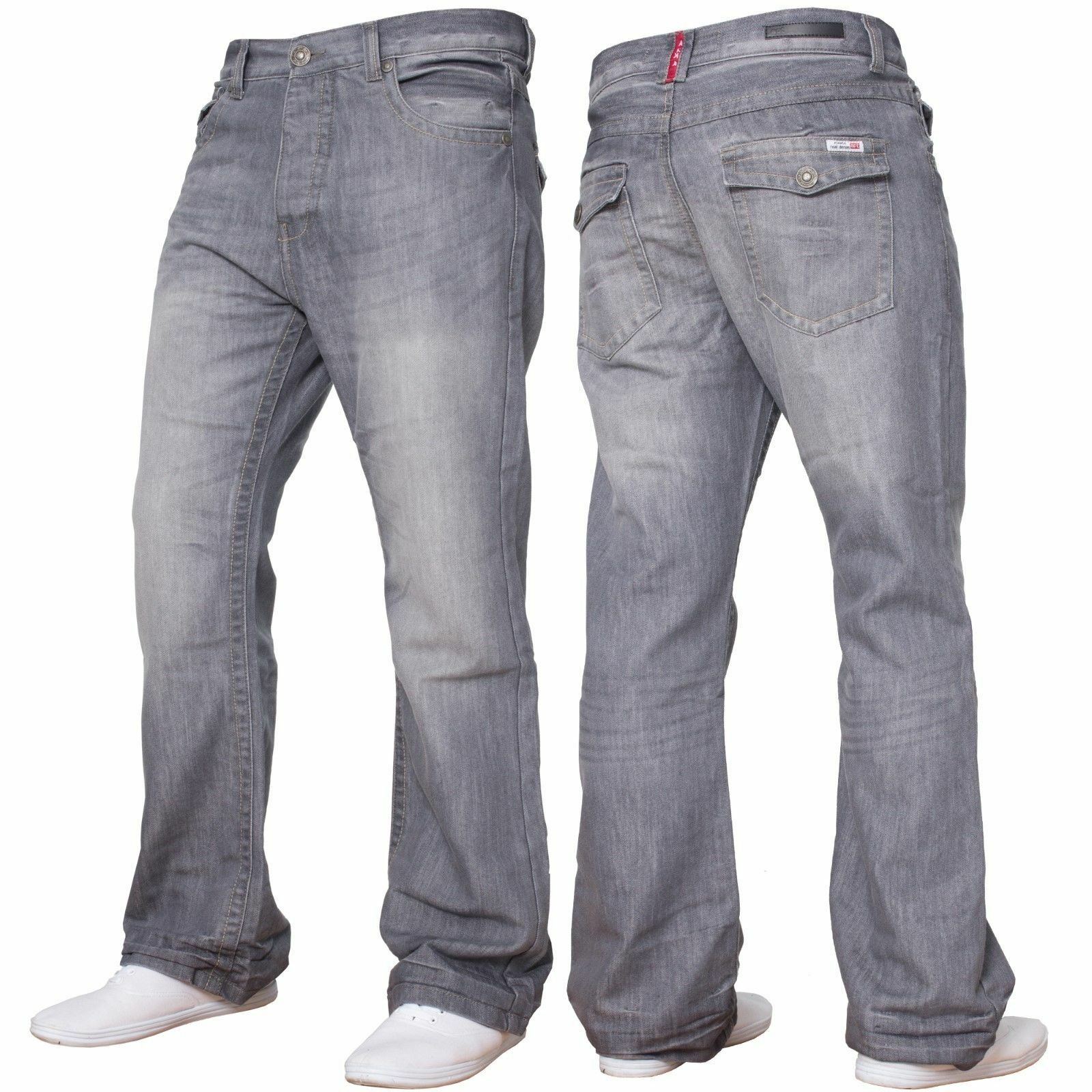 dark boot cut jeans for men